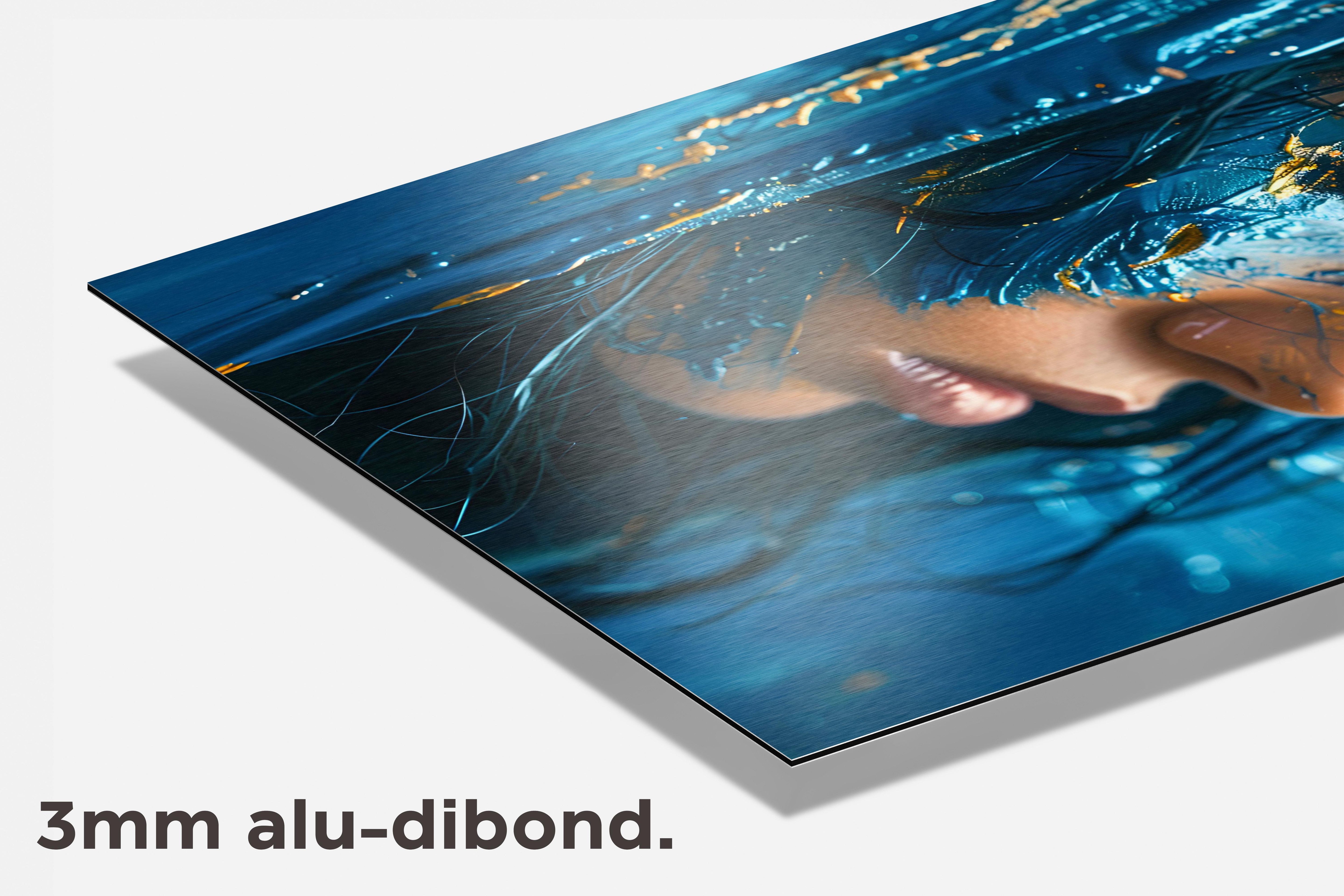 Vrouw Fotografie dibond detail