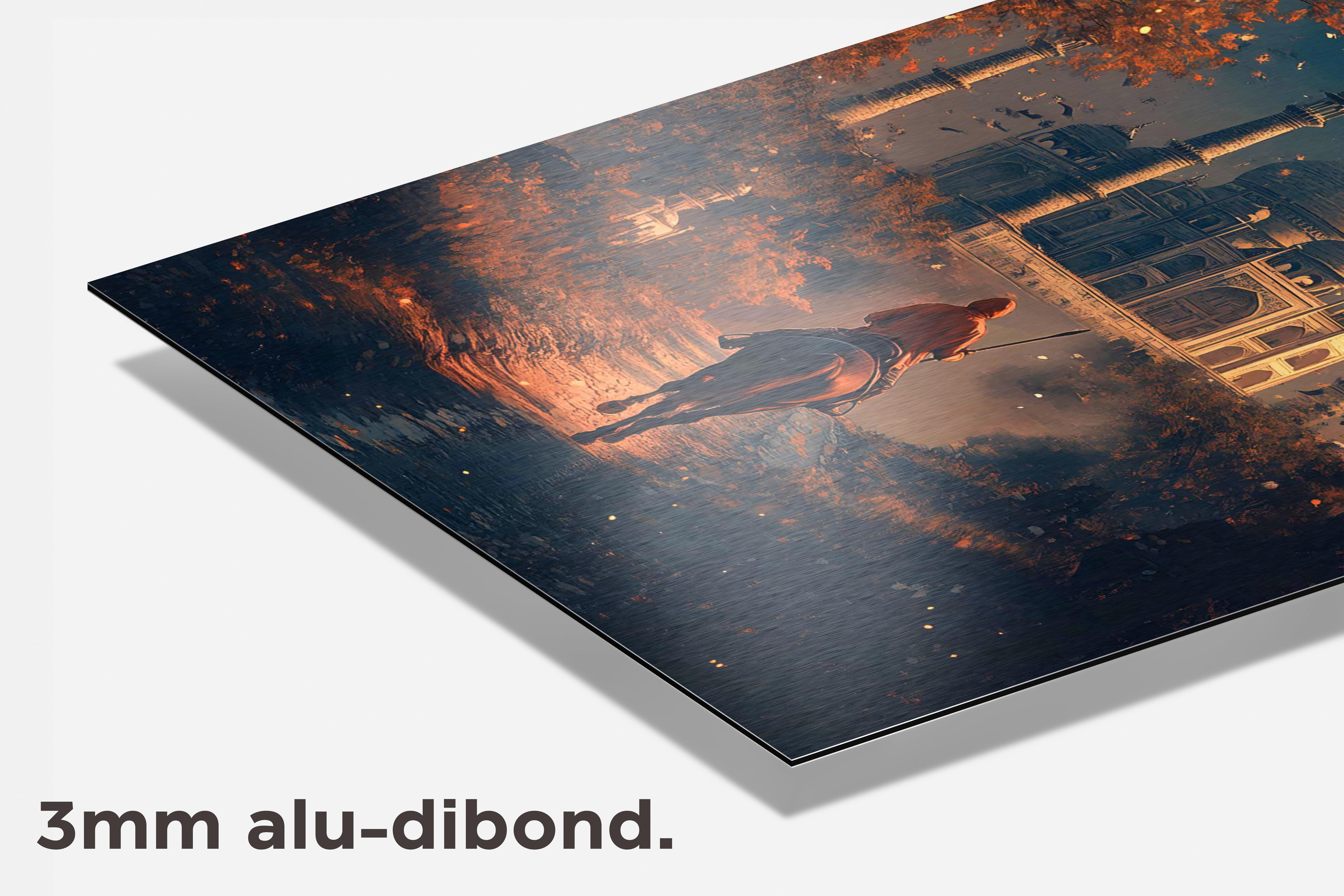 Moskee Paard dibond detail
