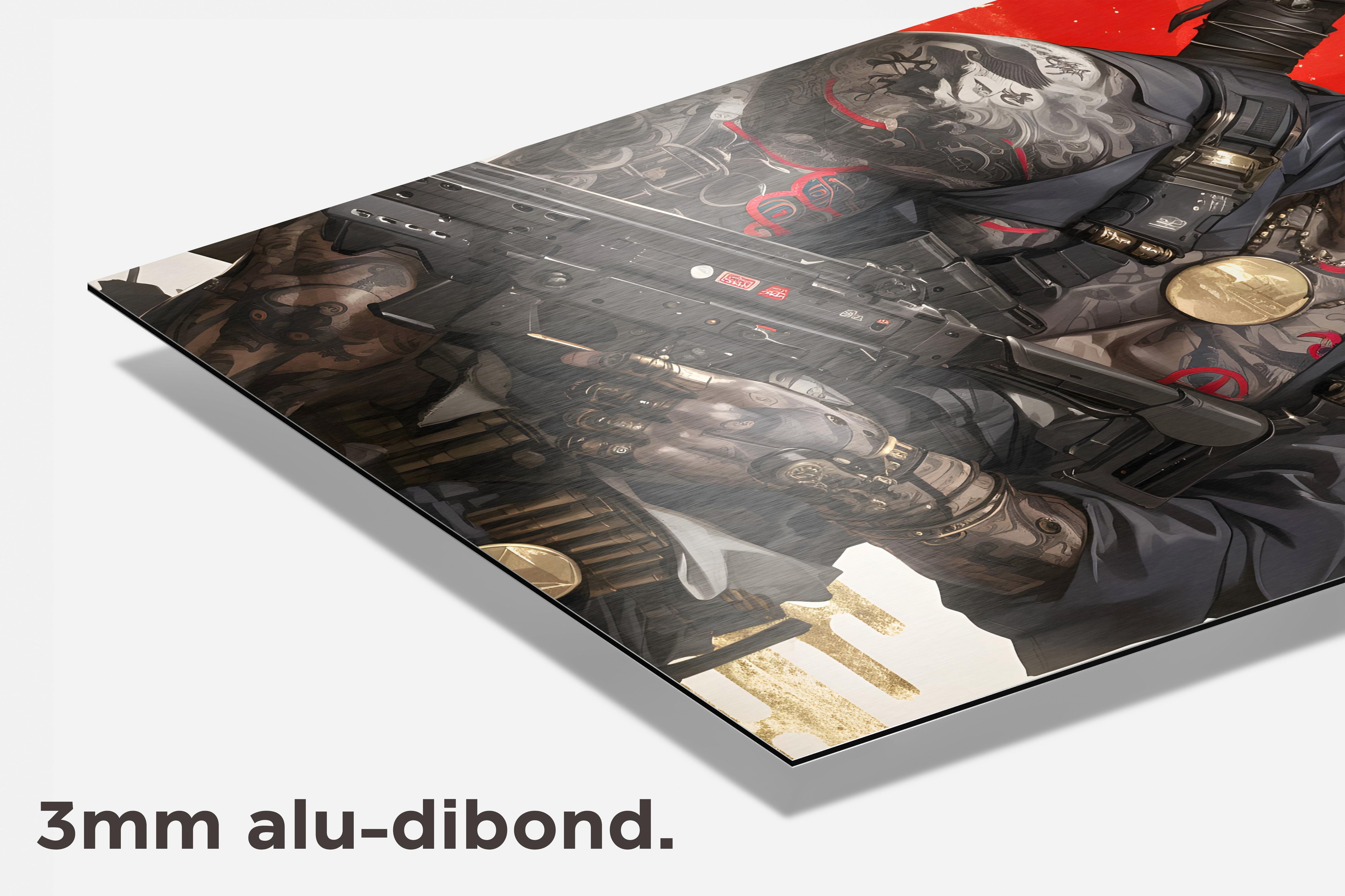 Ooglapje Soldaat dibond detail