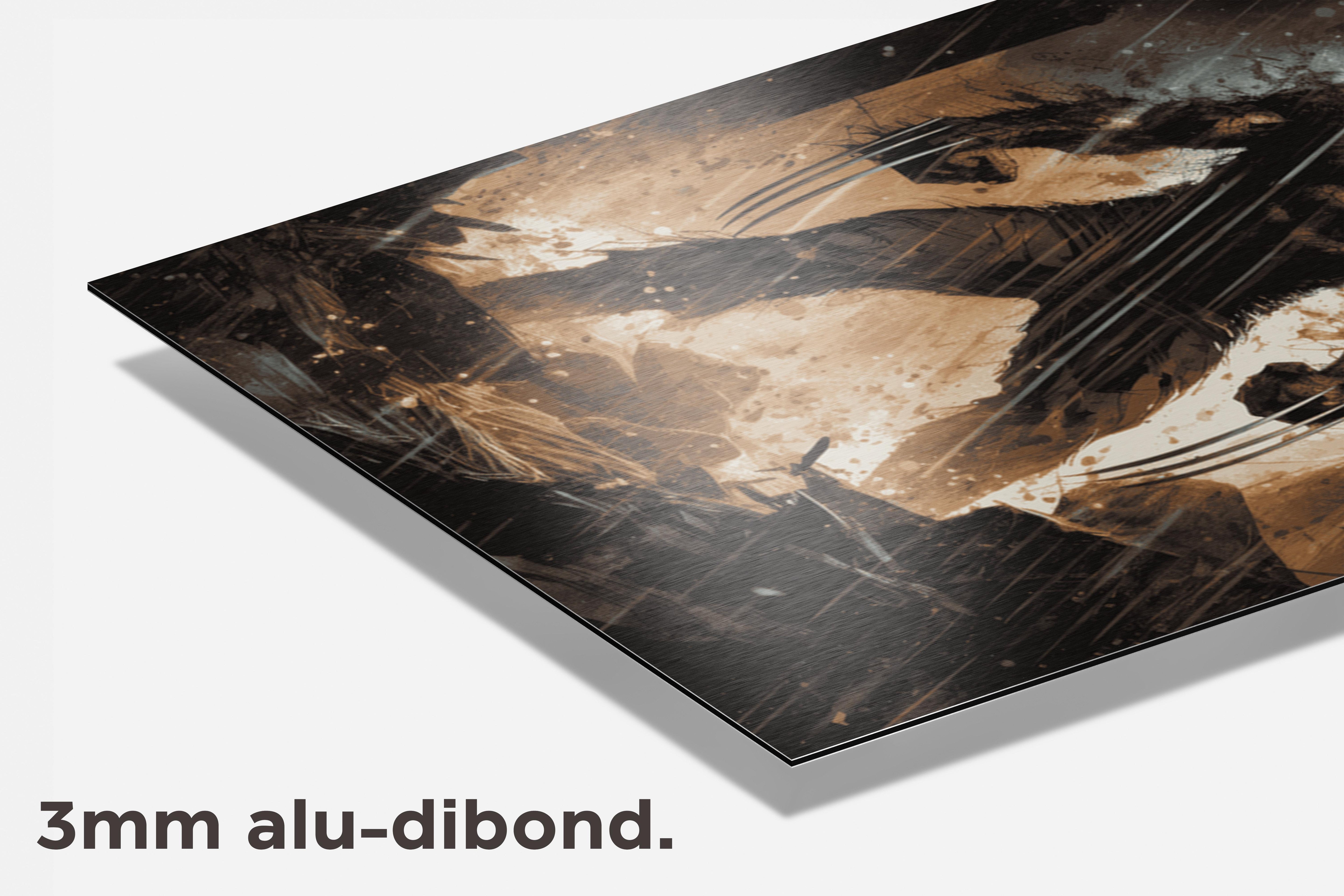 Wolverine Poster dibond detail