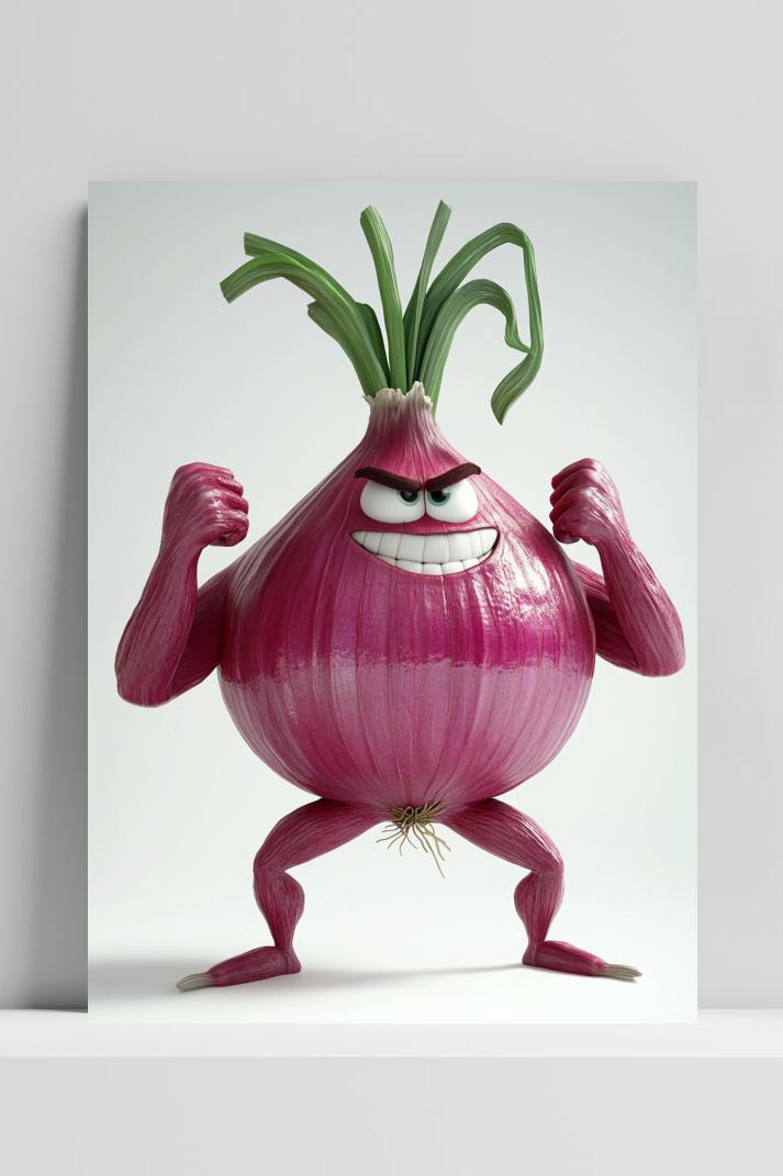 Onion Fighter op 3mm aluminium dibond