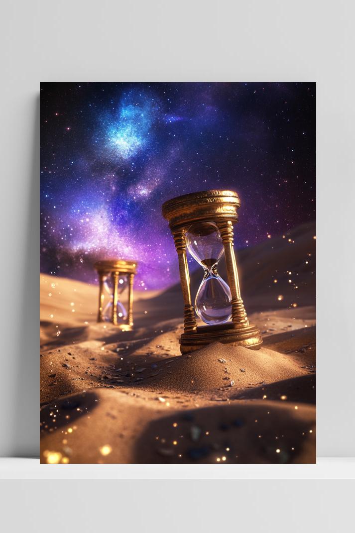 Hourglass Desert op 3mm aluminium dibond