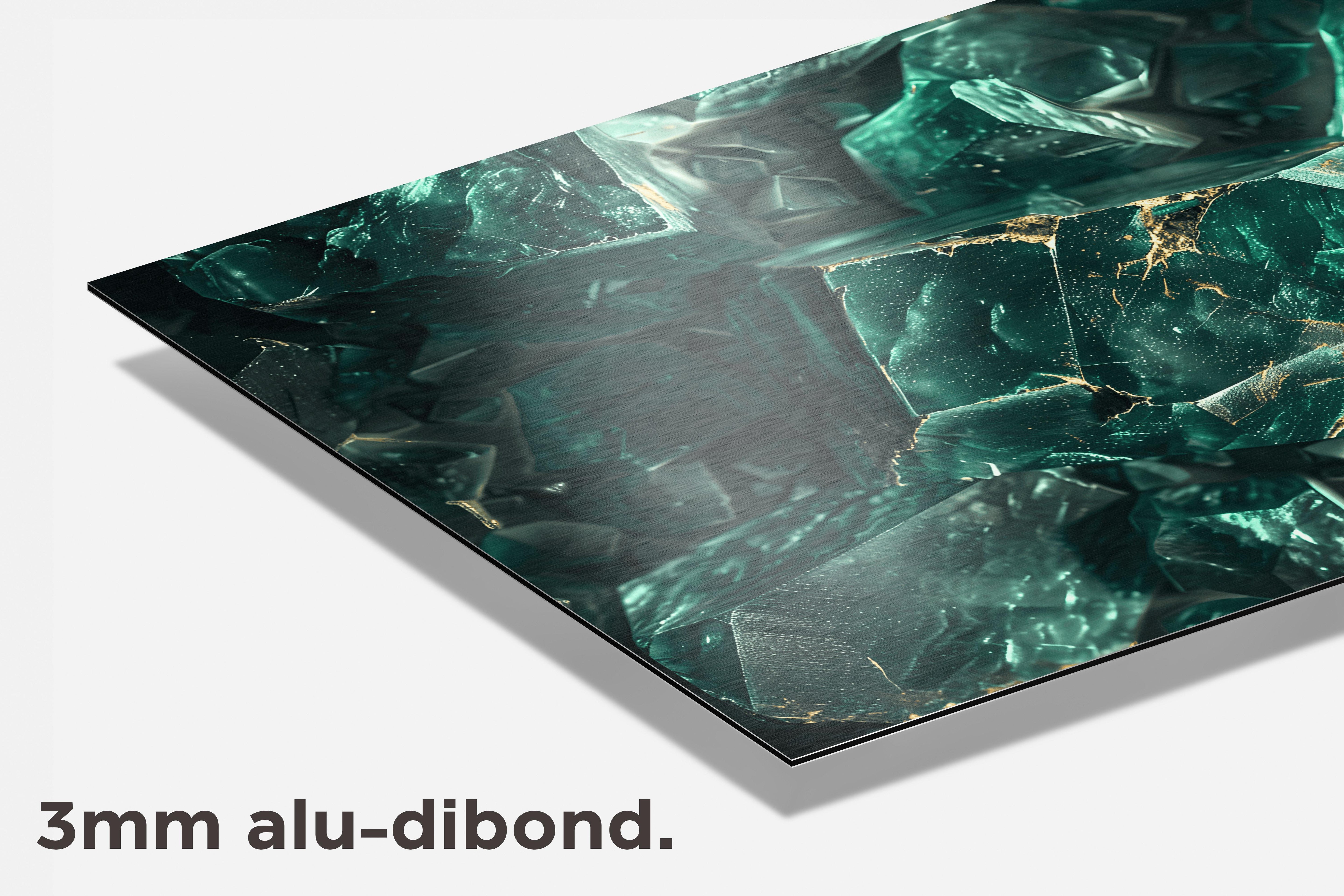 Jade Smaragd dibond detail