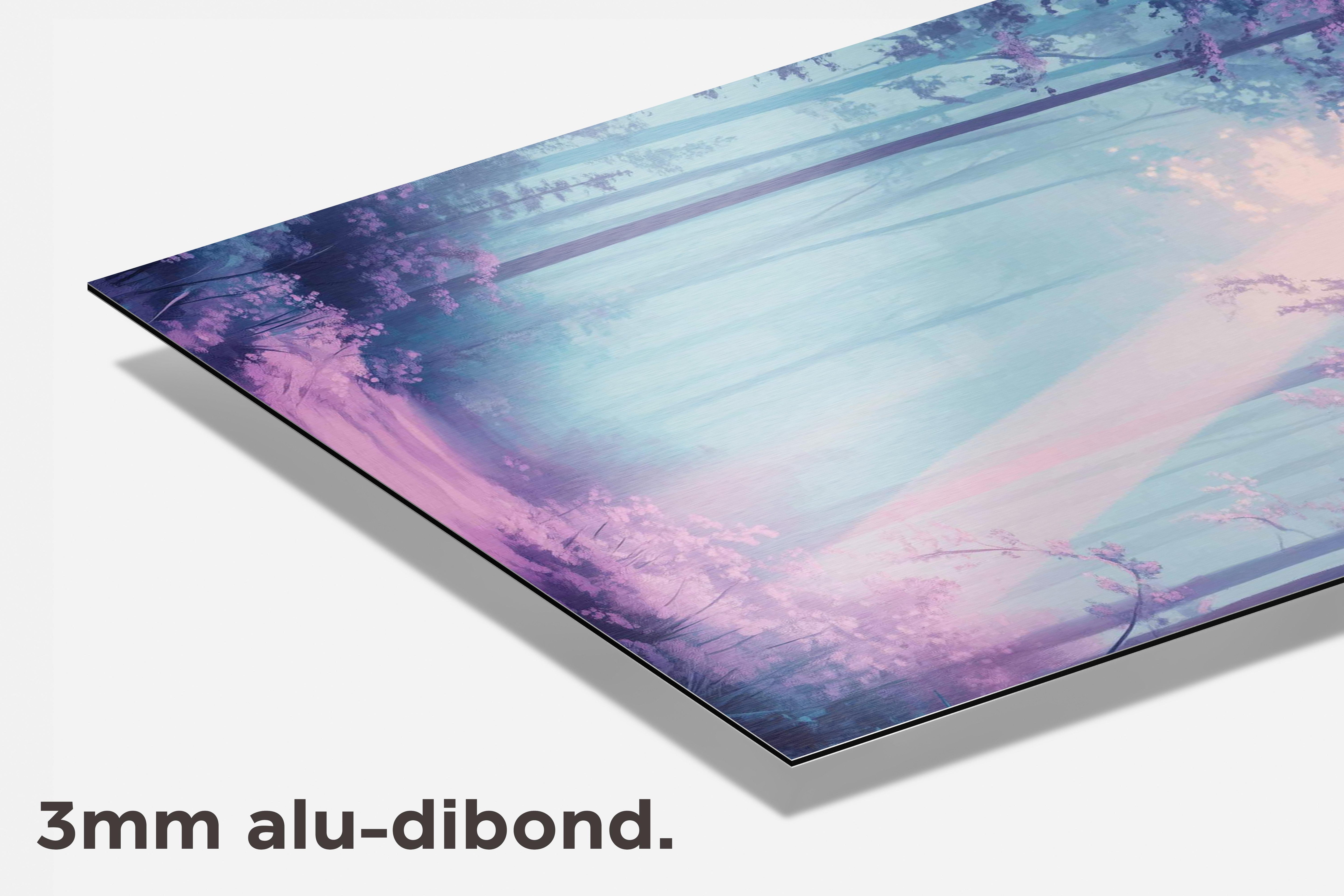 Bos Pastel dibond detail