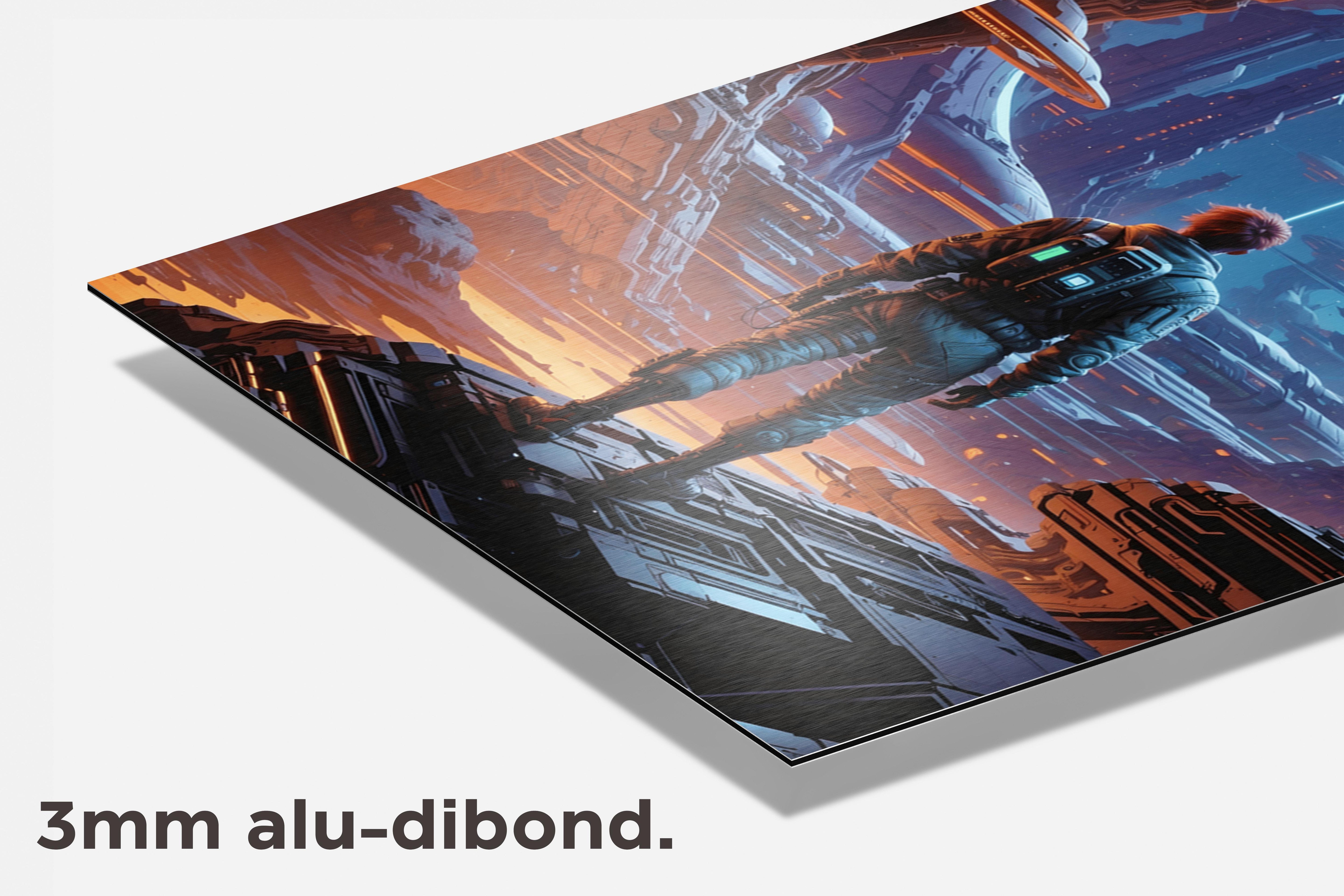 Game Universum dibond detail
