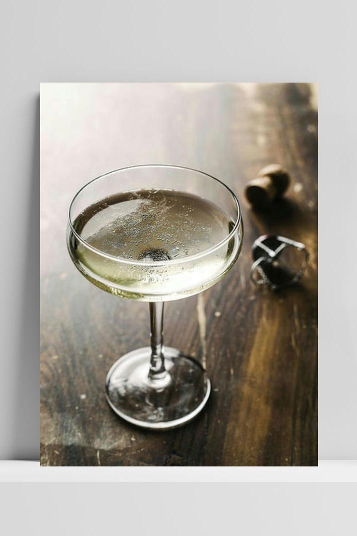 Martini Drank op 3mm aluminium dibond