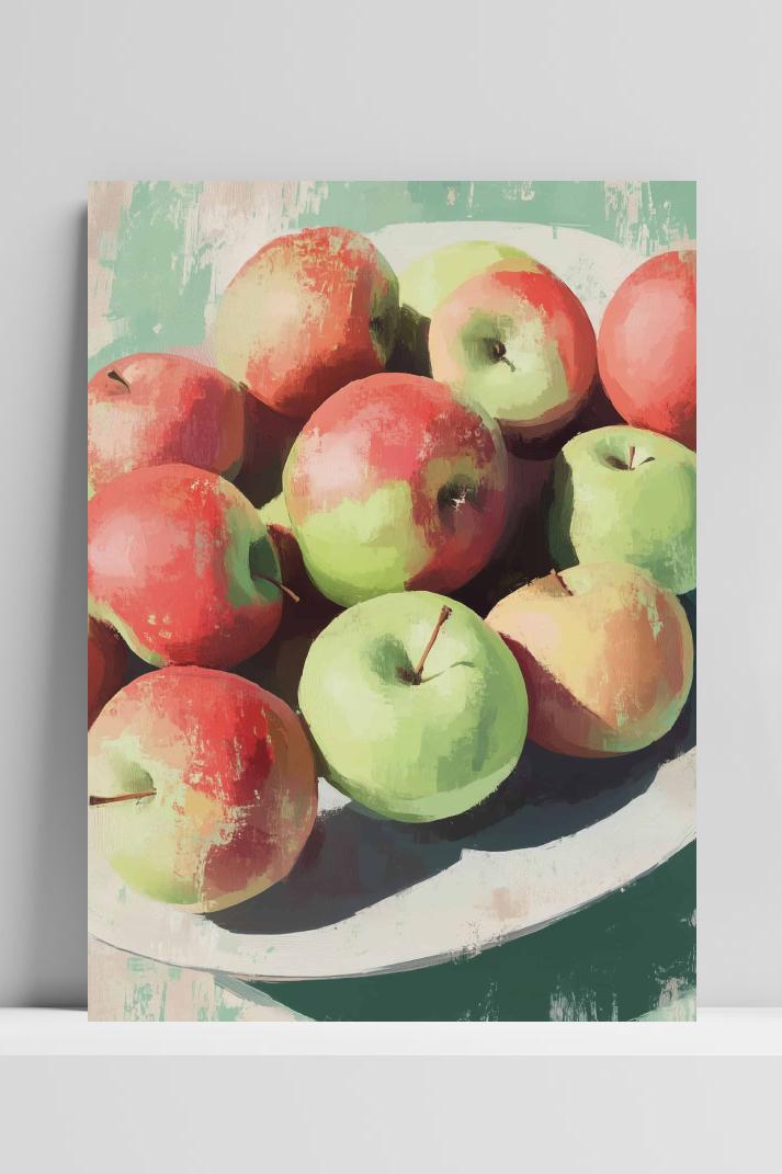 Tatsuro Kiuchi Appels op 3mm aluminium dibond