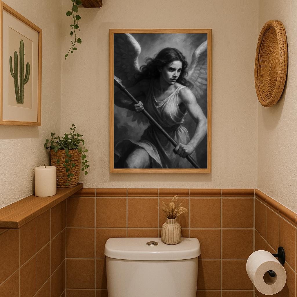 Angel Warrior B&W poster sfeerbeeld 3