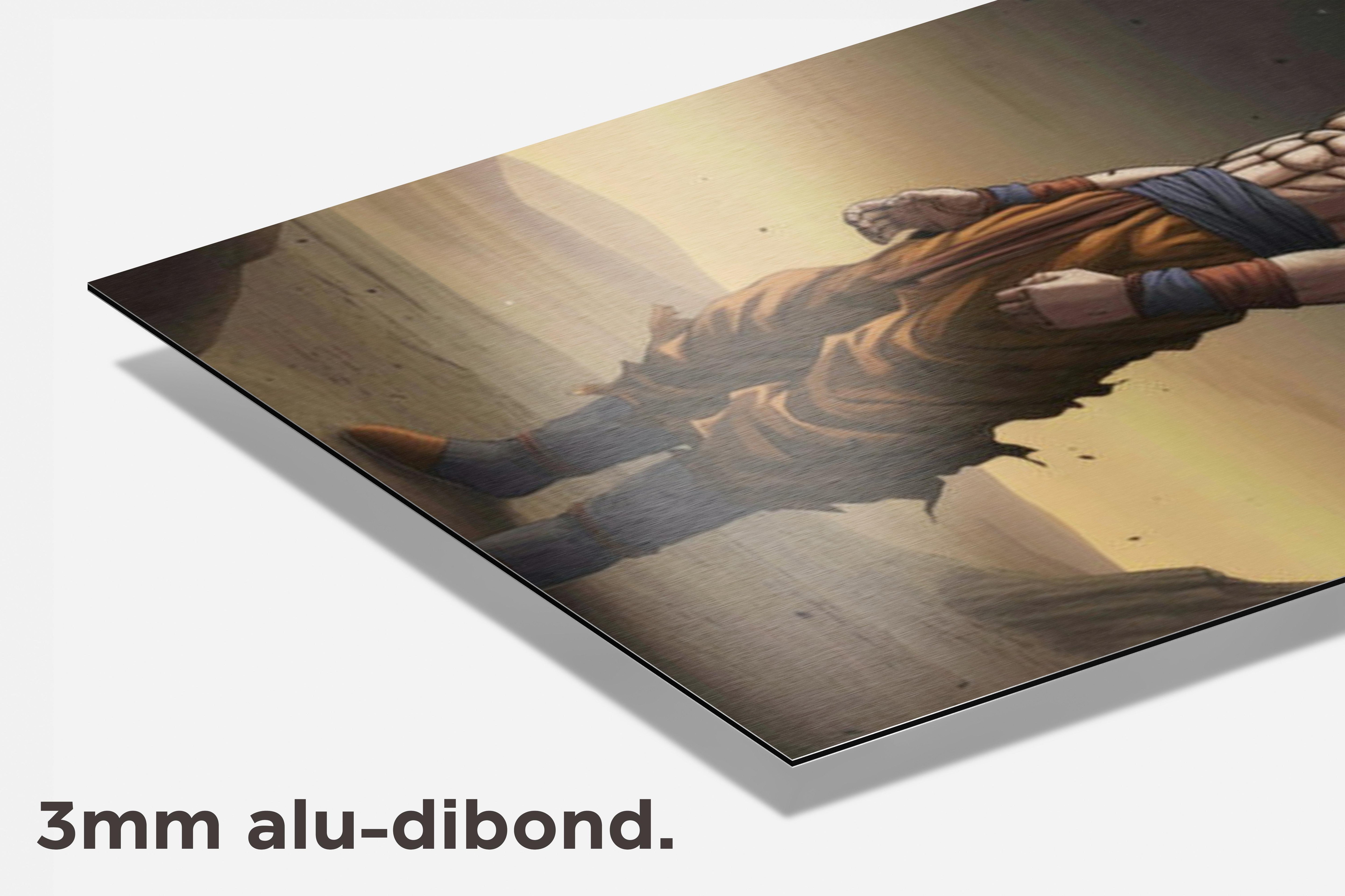 Goku Super Saiyan dibond detail