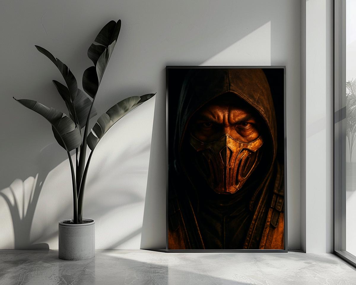 Scorpion Mortal Kombat poster van 25 Artstreet