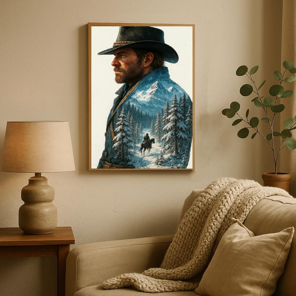 Arthur Morgan Red Dead Redemption 2 poster sfeerbeeld 2