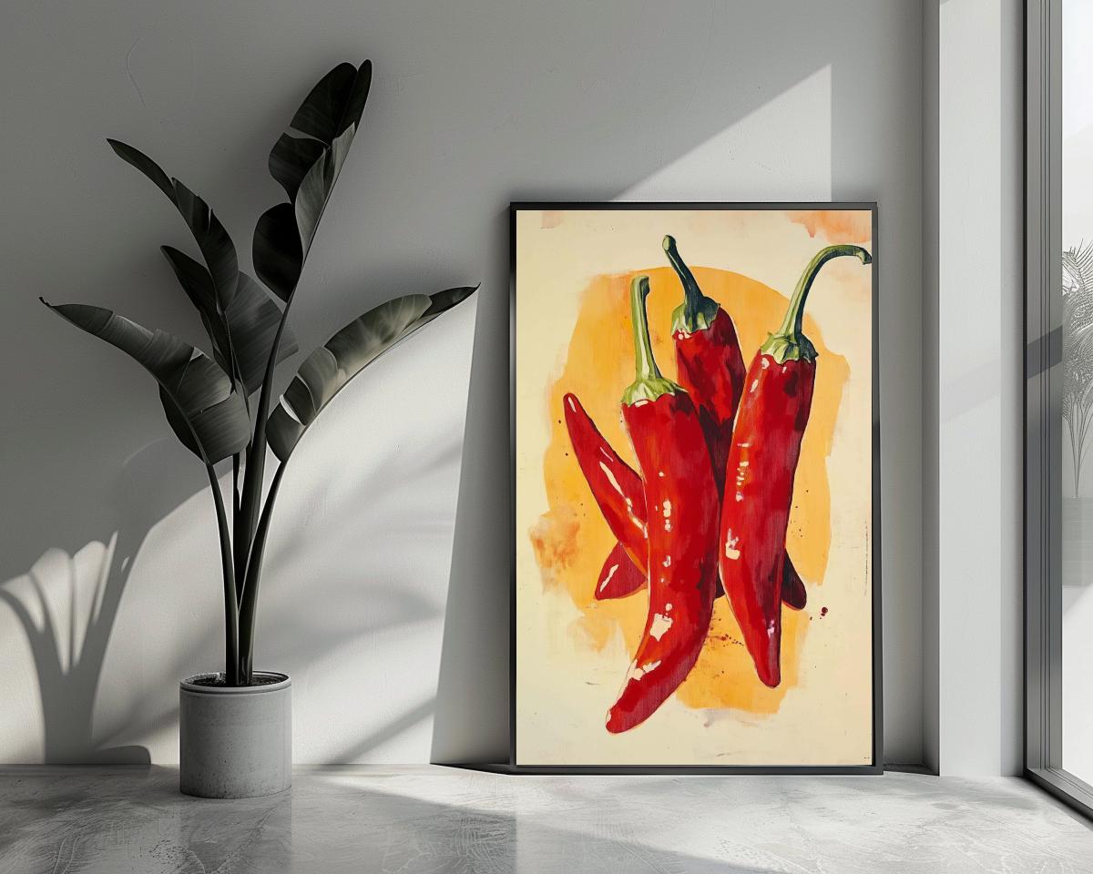 Red Pepper poster van 25 Artstreet