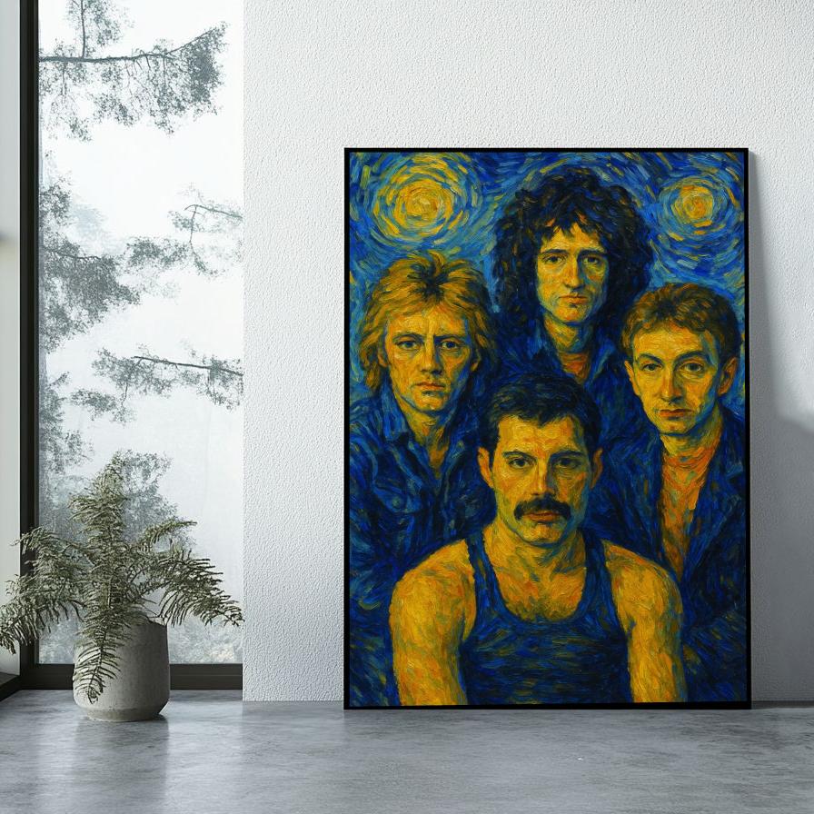 Queen Starry Night Inspired poster sfeerbeeld 1