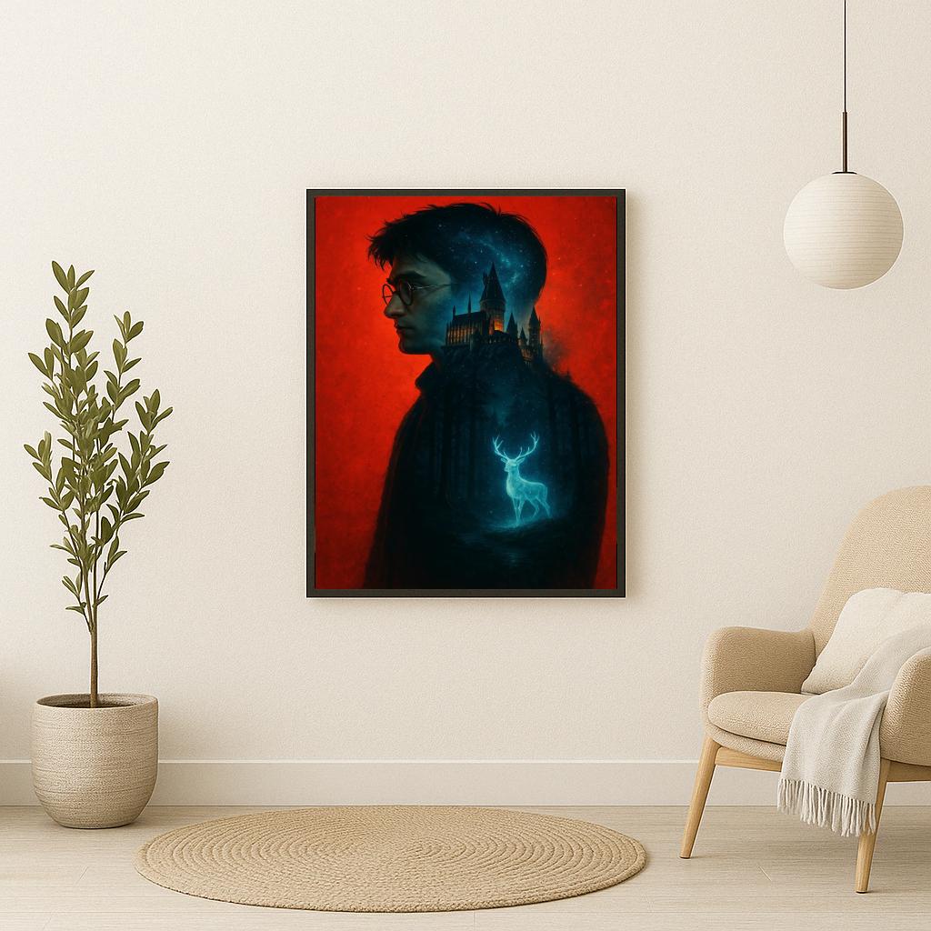 Harry Potter Hogwarts Stag poster sfeerbeeld 2