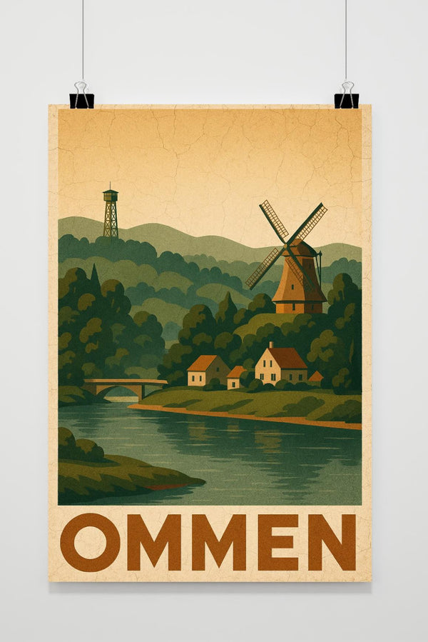 Ommen Vintage poster