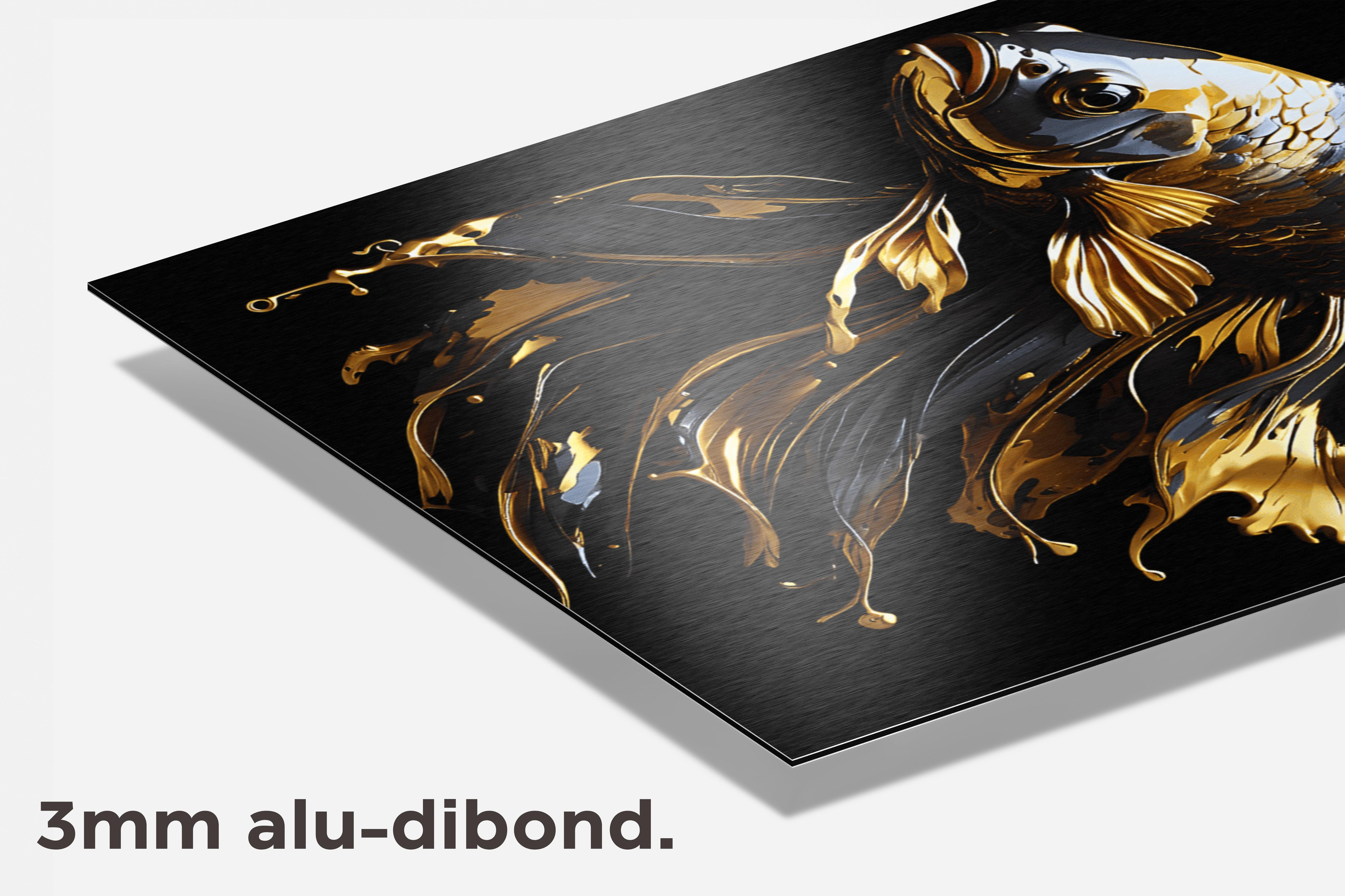 Betta Goud dibond detail