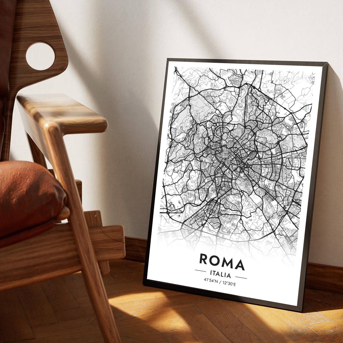 Rome Italy White poster sfeerbeeld 1