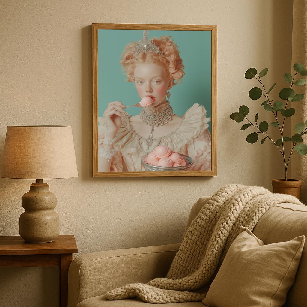 Princess Ice Cream Vintage poster sfeerbeeld 1
