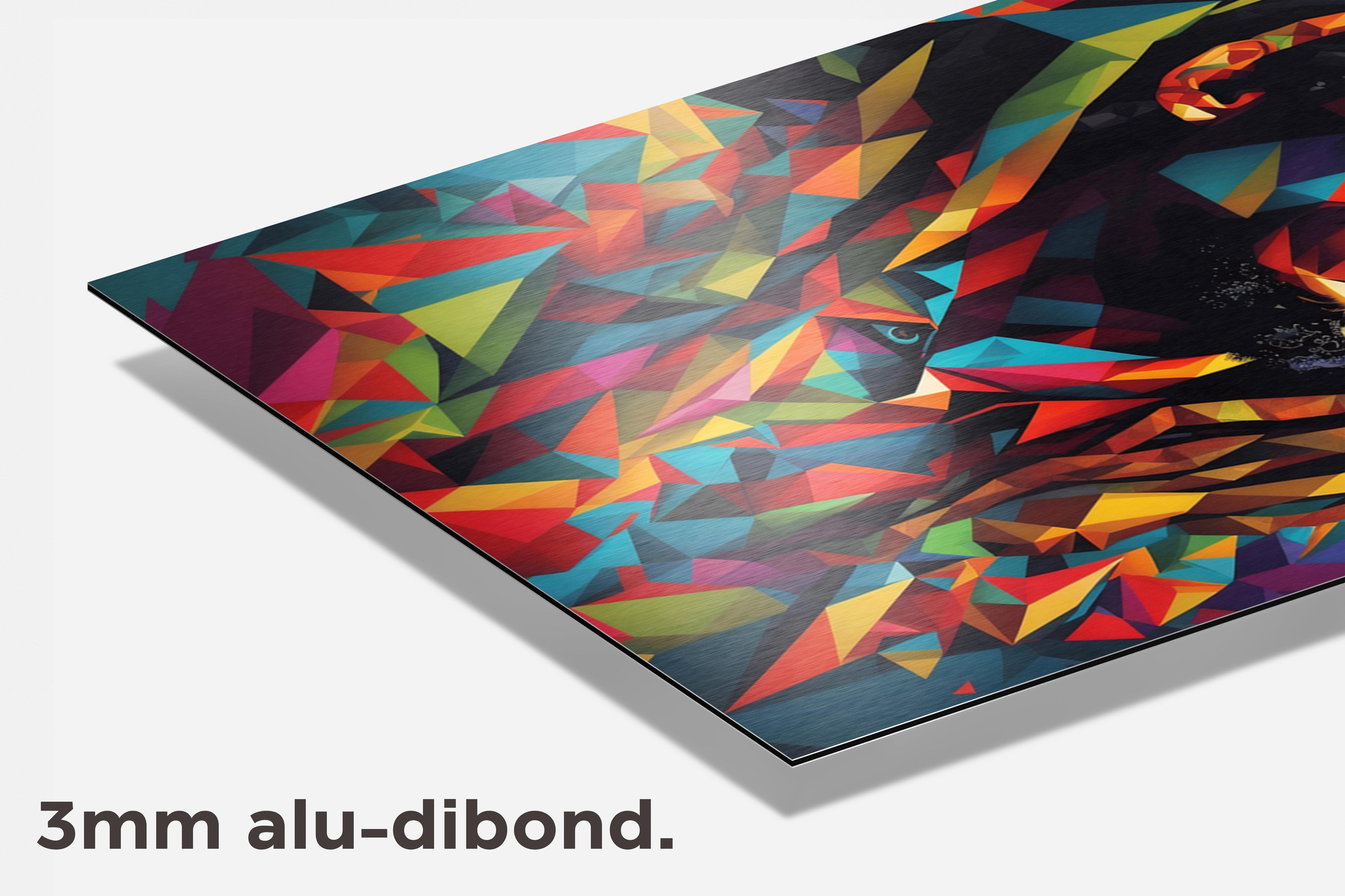 Bob Marley dibond detail