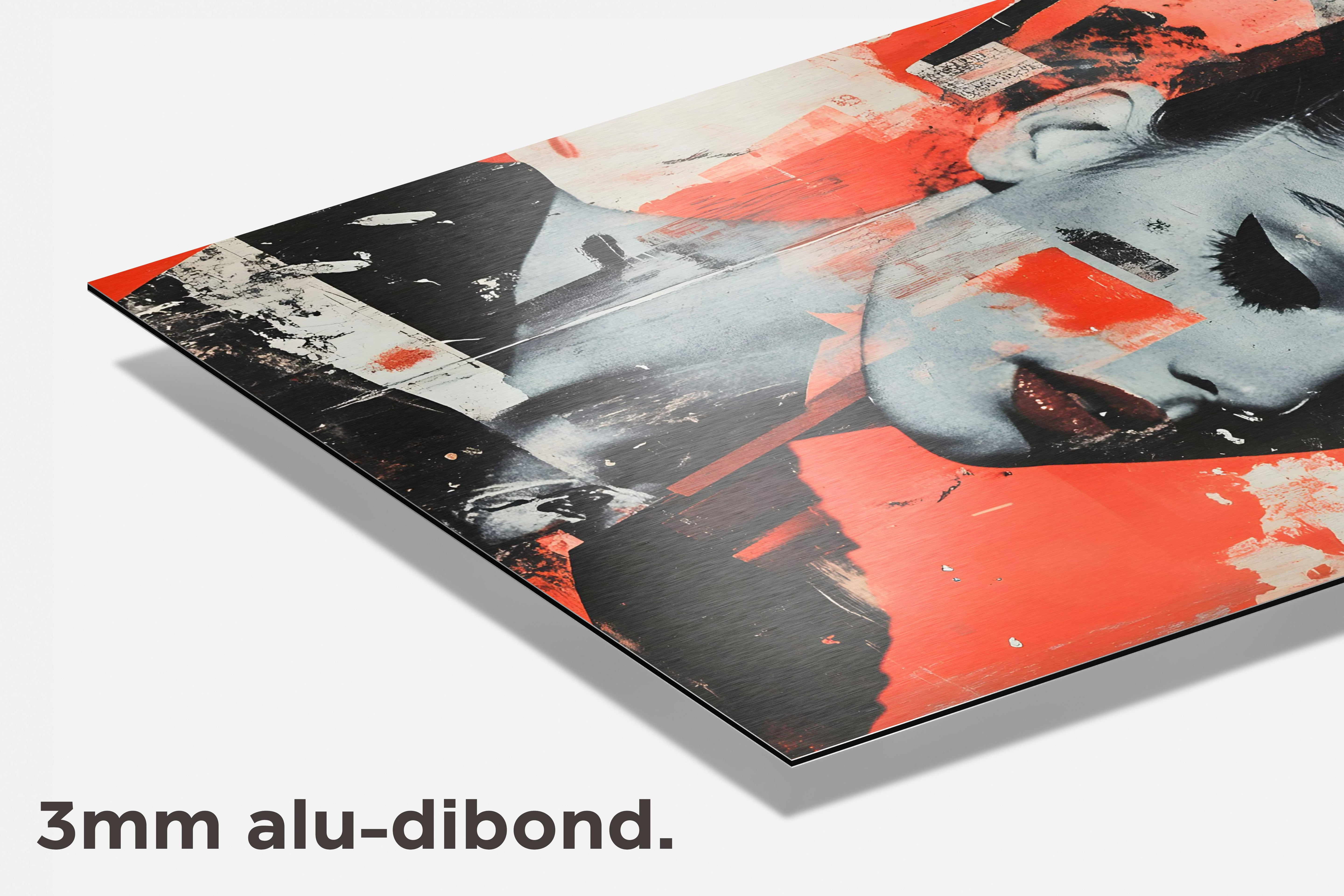 Vrouw Kunst dibond detail