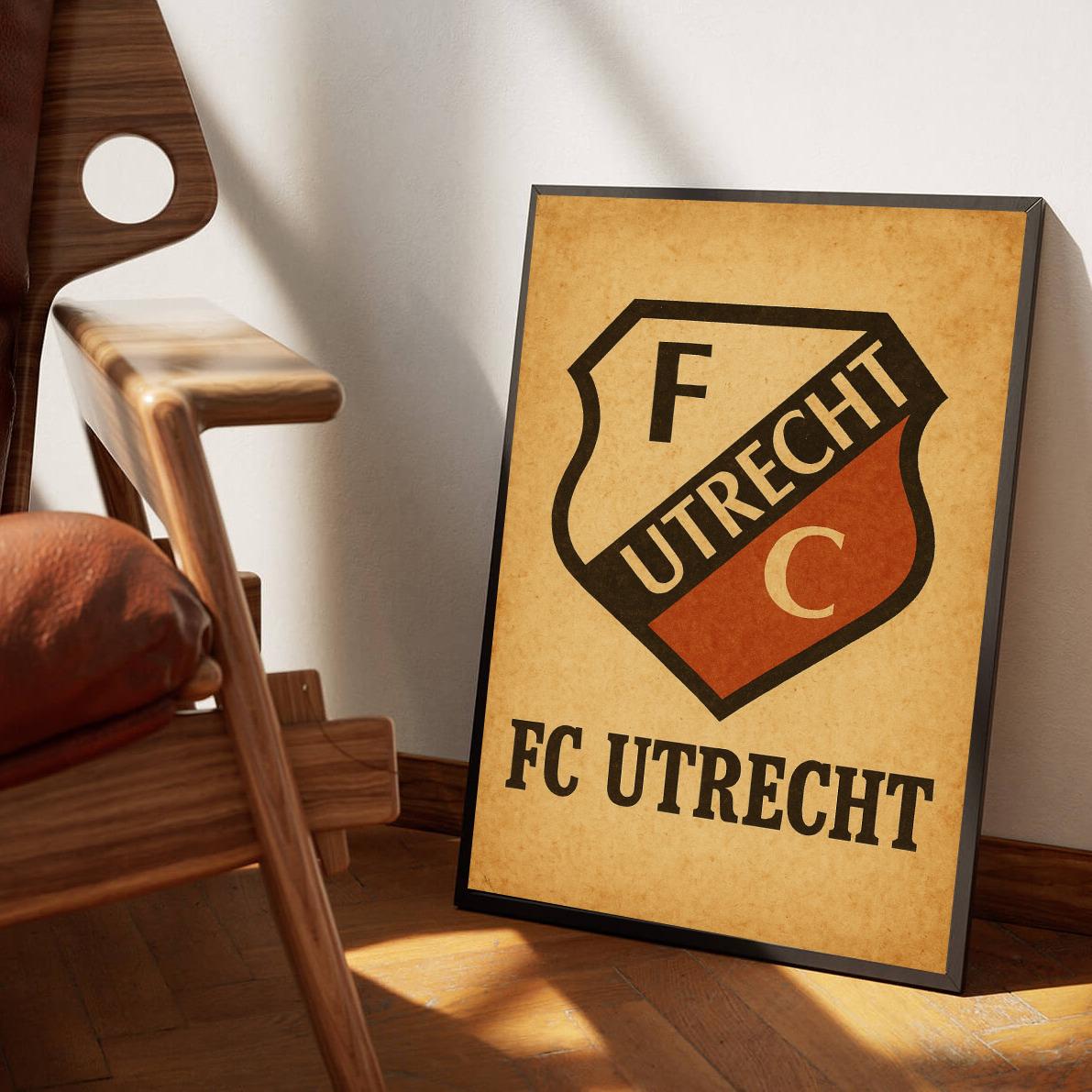 FC Utrecht Logo poster sfeerbeeld 3