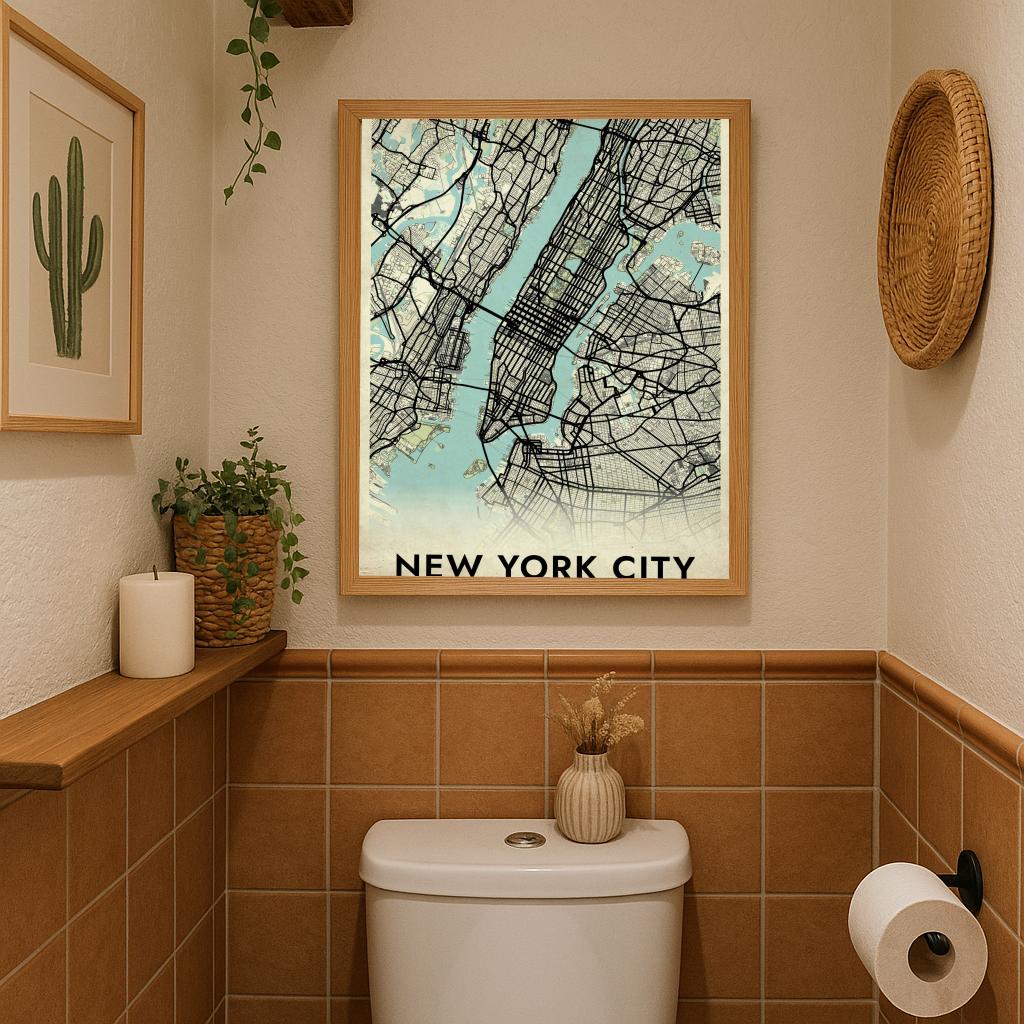 New York USA Vintage poster sfeerbeeld 3