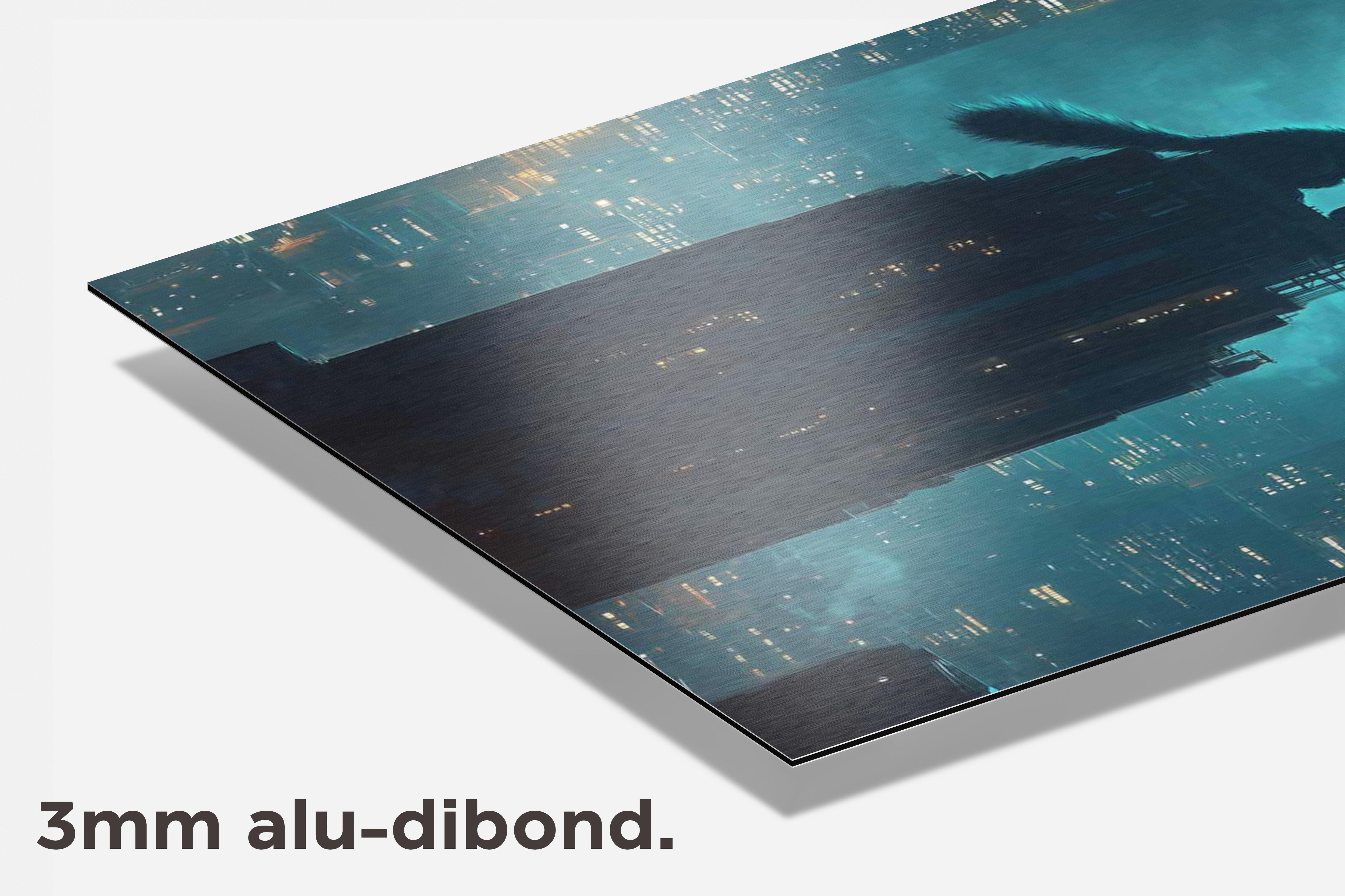 Wolf Stad dibond detail