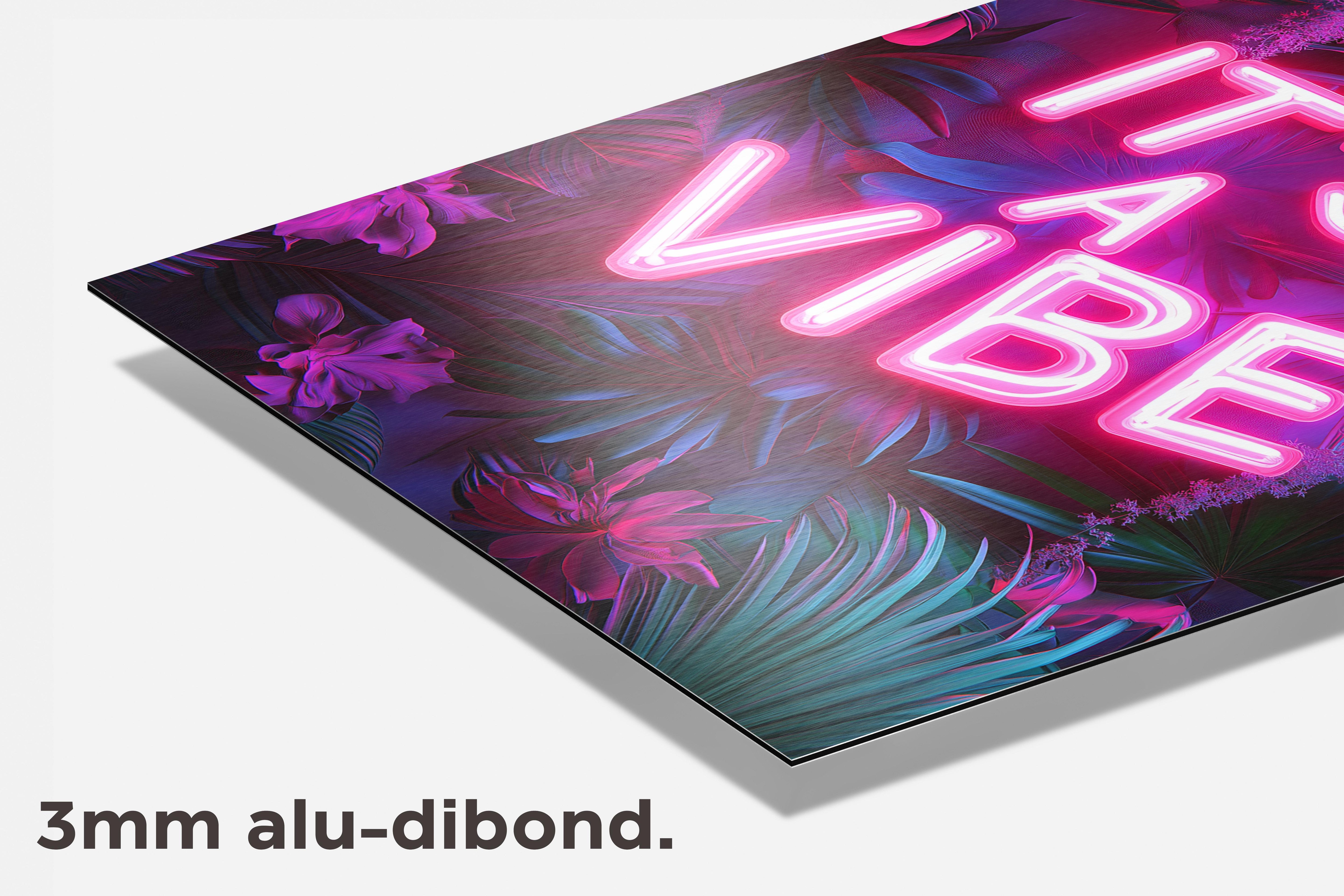 It's a Vibe dibond detail