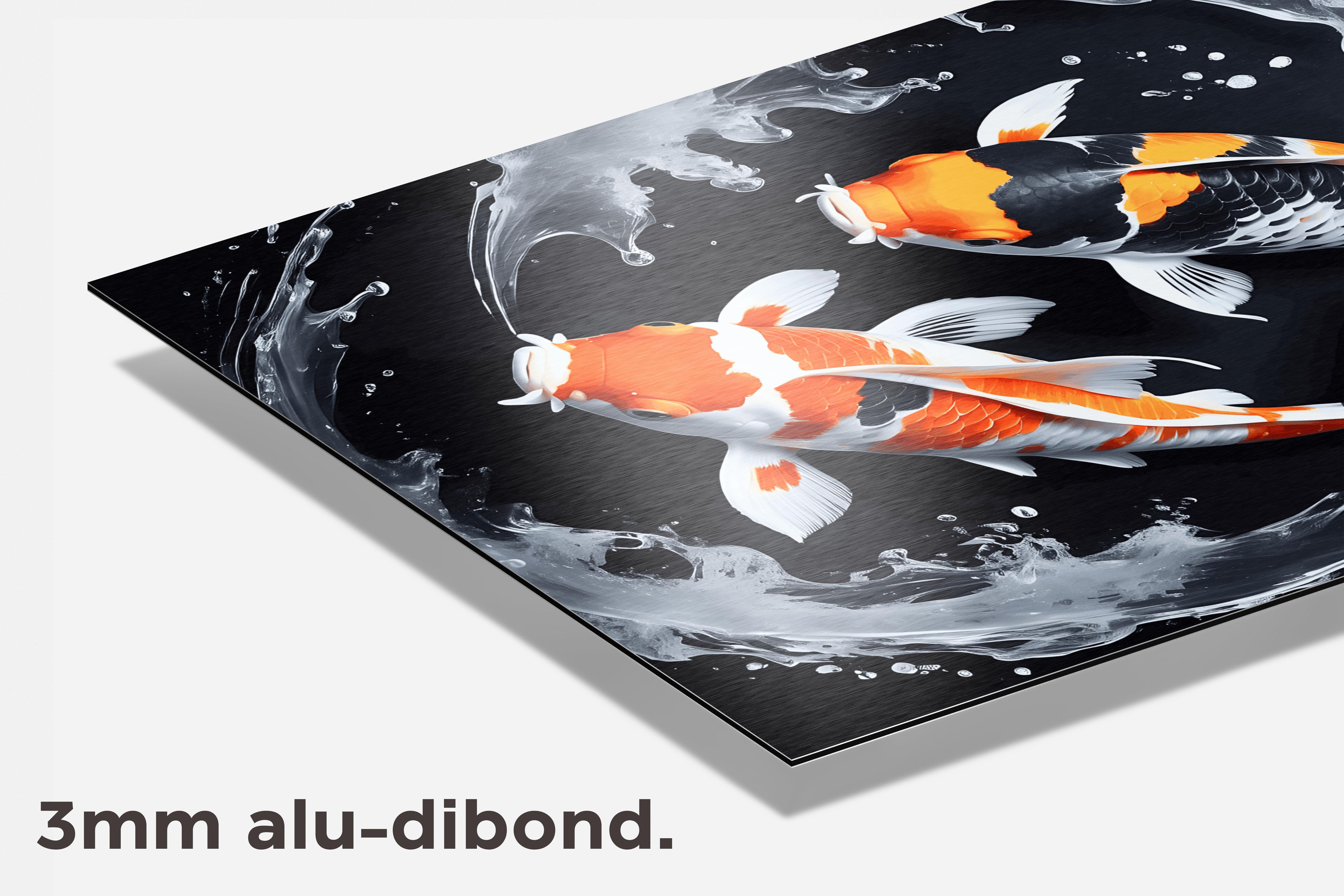Koi Karpers dibond detail