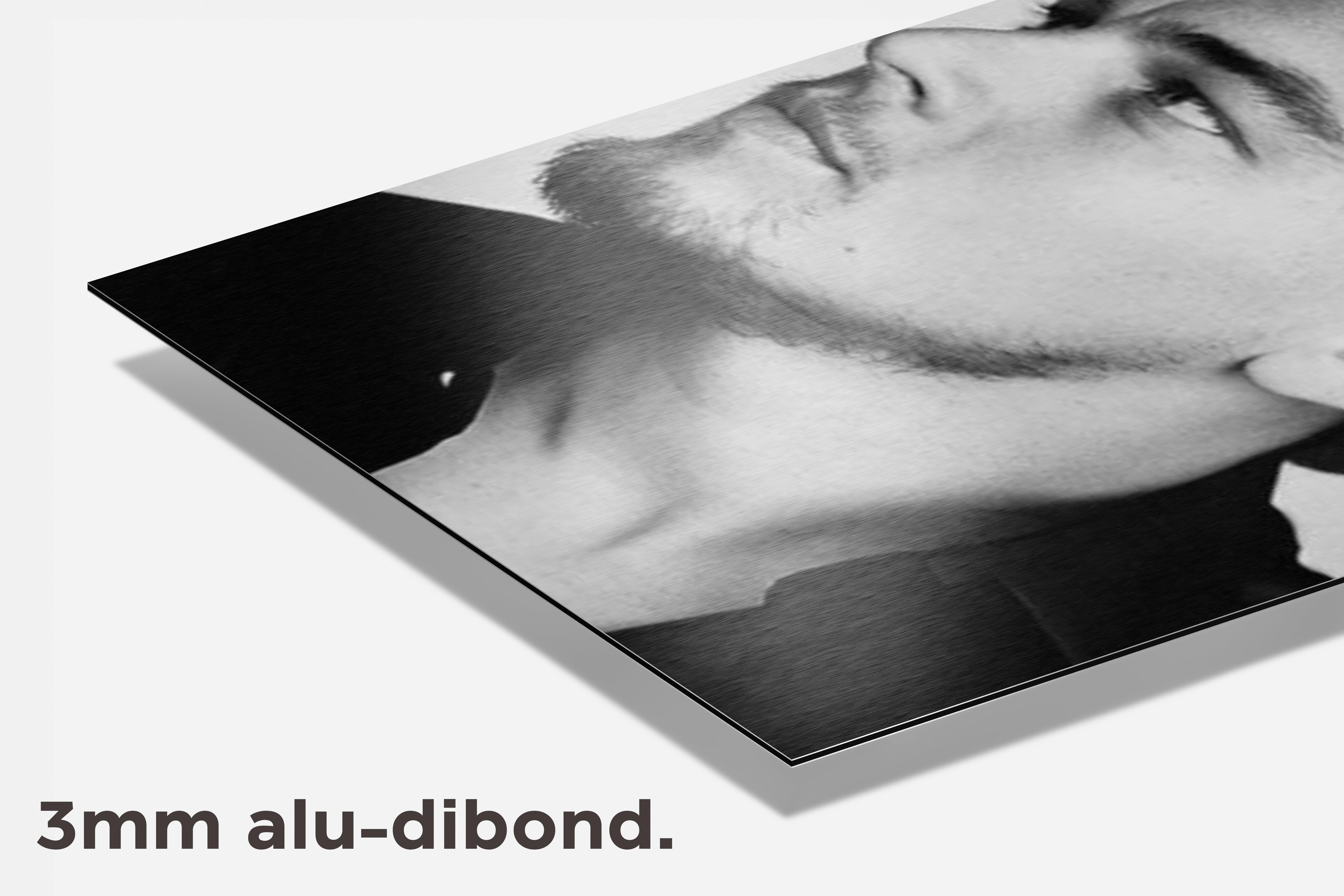 Leonardo Dicaprio Zwart Wit dibond detail