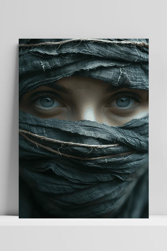 Abstract Ogen op 3mm aluminium dibond