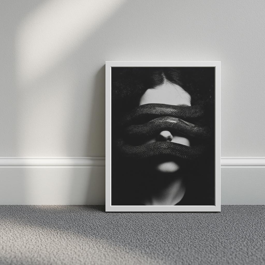 Snake Blindfold B&W poster sfeerbeeld 3