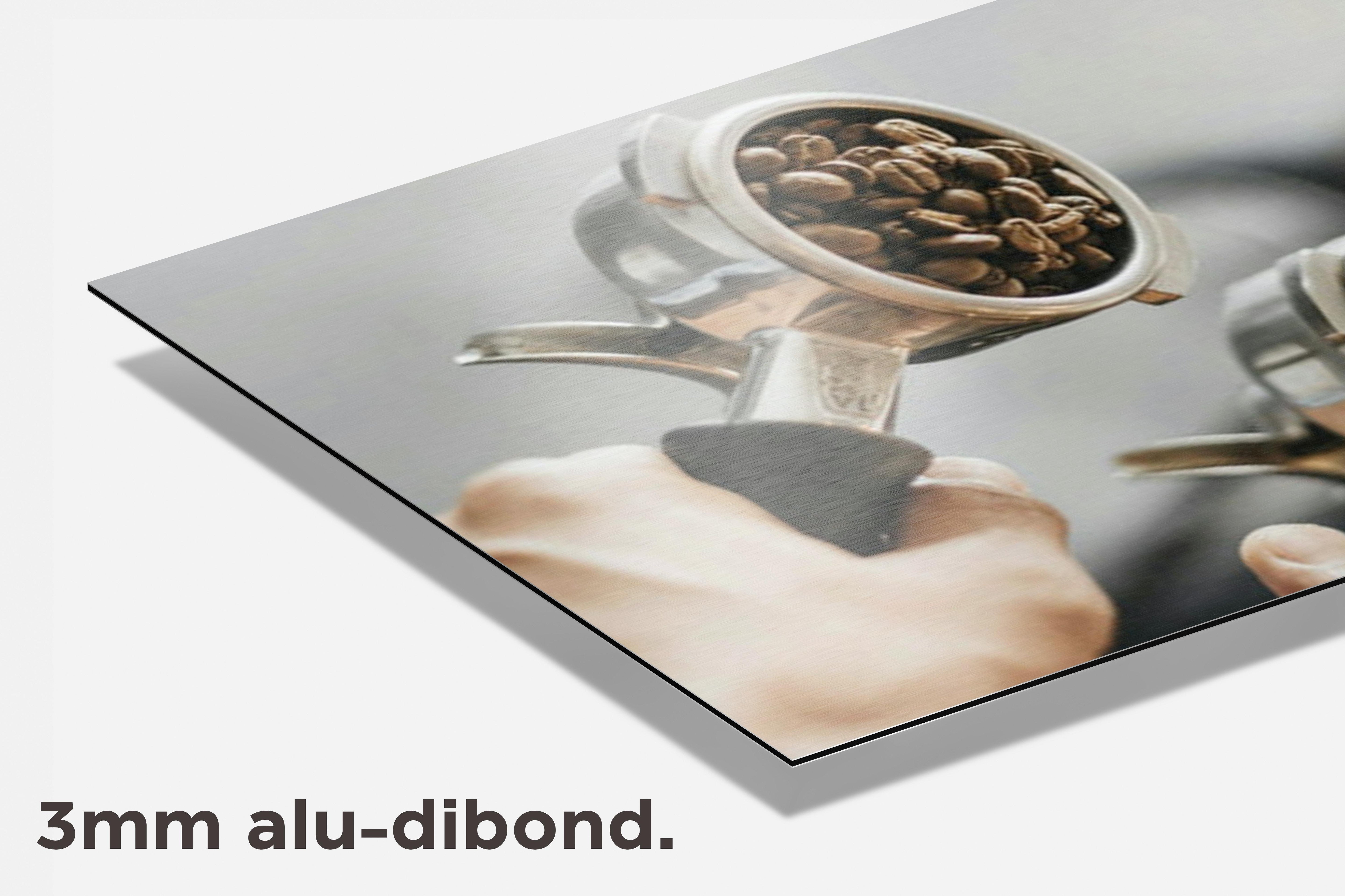 Koffie Poster dibond detail