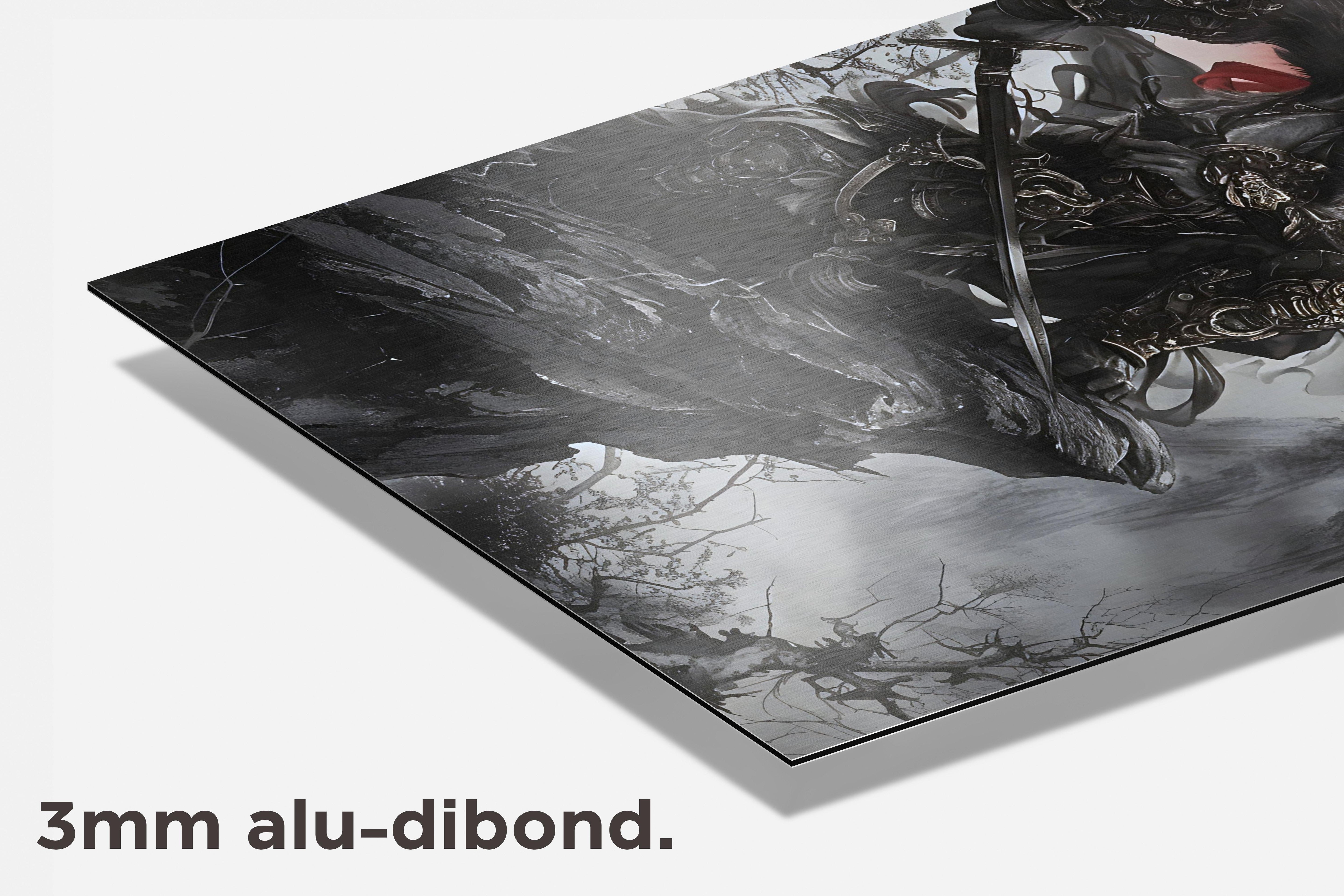 Aap Krijger dibond detail