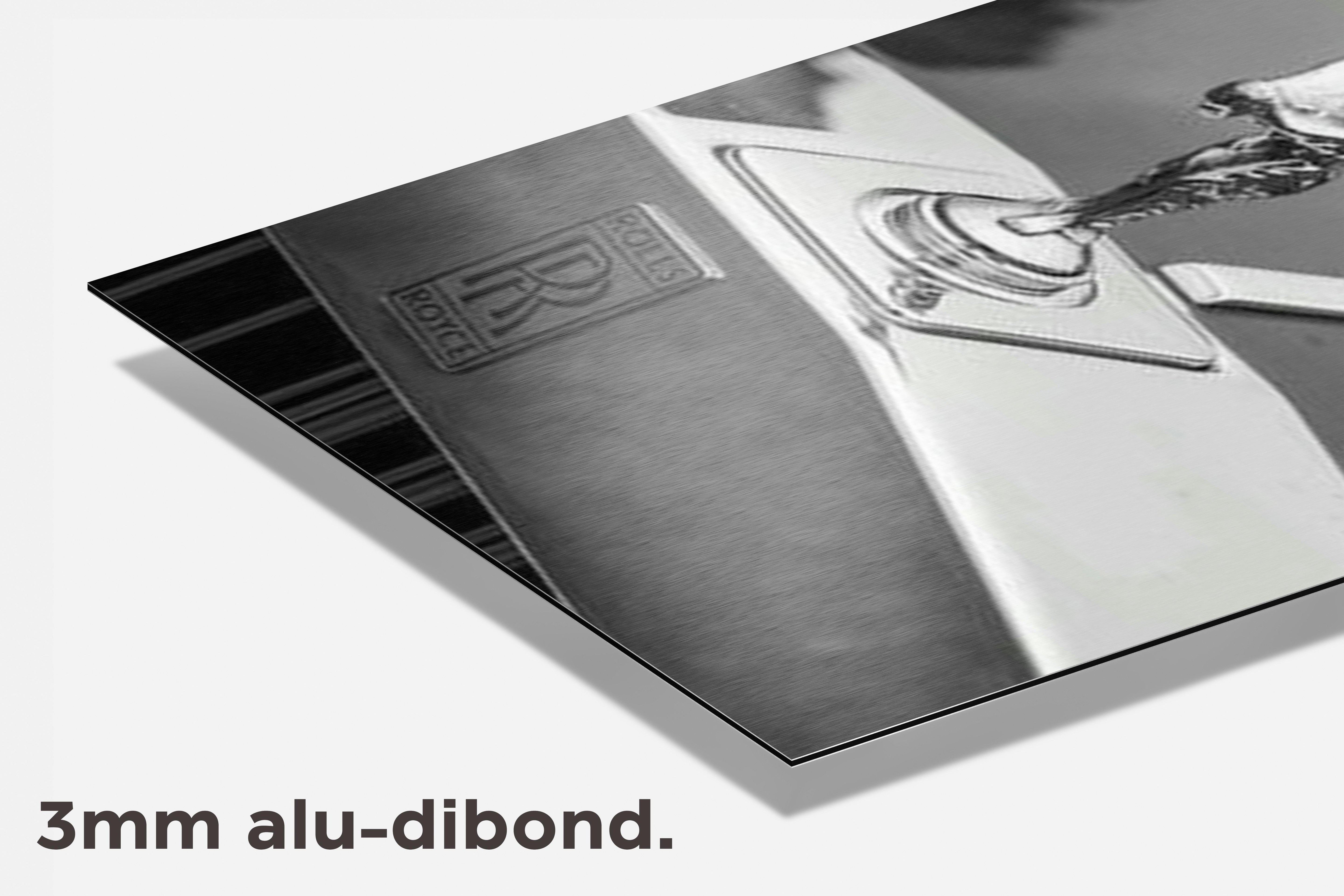 Rolls Royce Spirit dibond detail