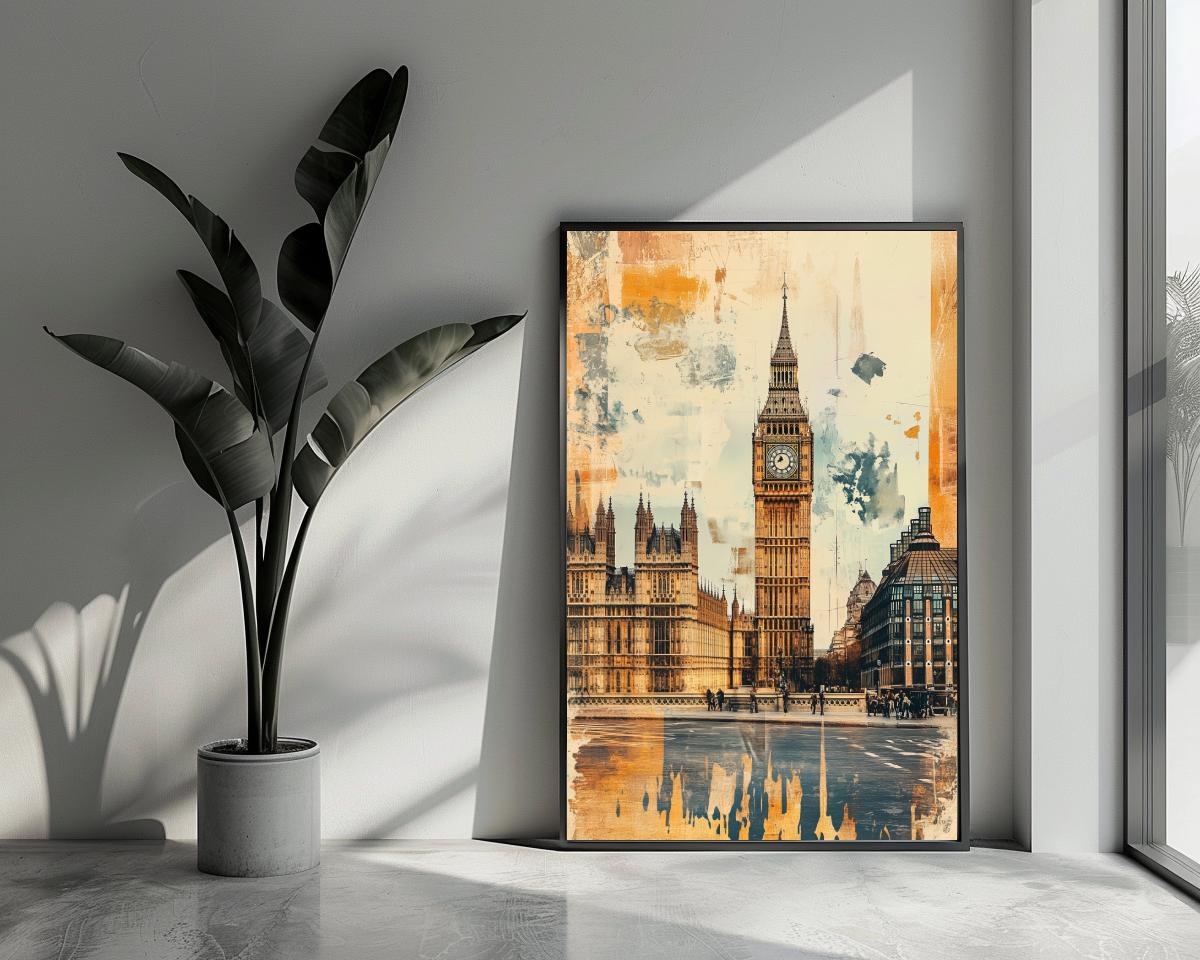 Europe Landmarks Big Ben poster van 25 Artstreet