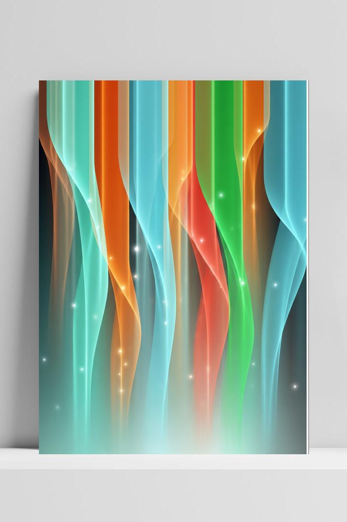 Glowing Light poster van 25 Artstreet