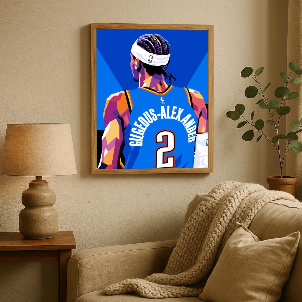 Shai Gilgeous-Alexander poster sfeerbeeld 2