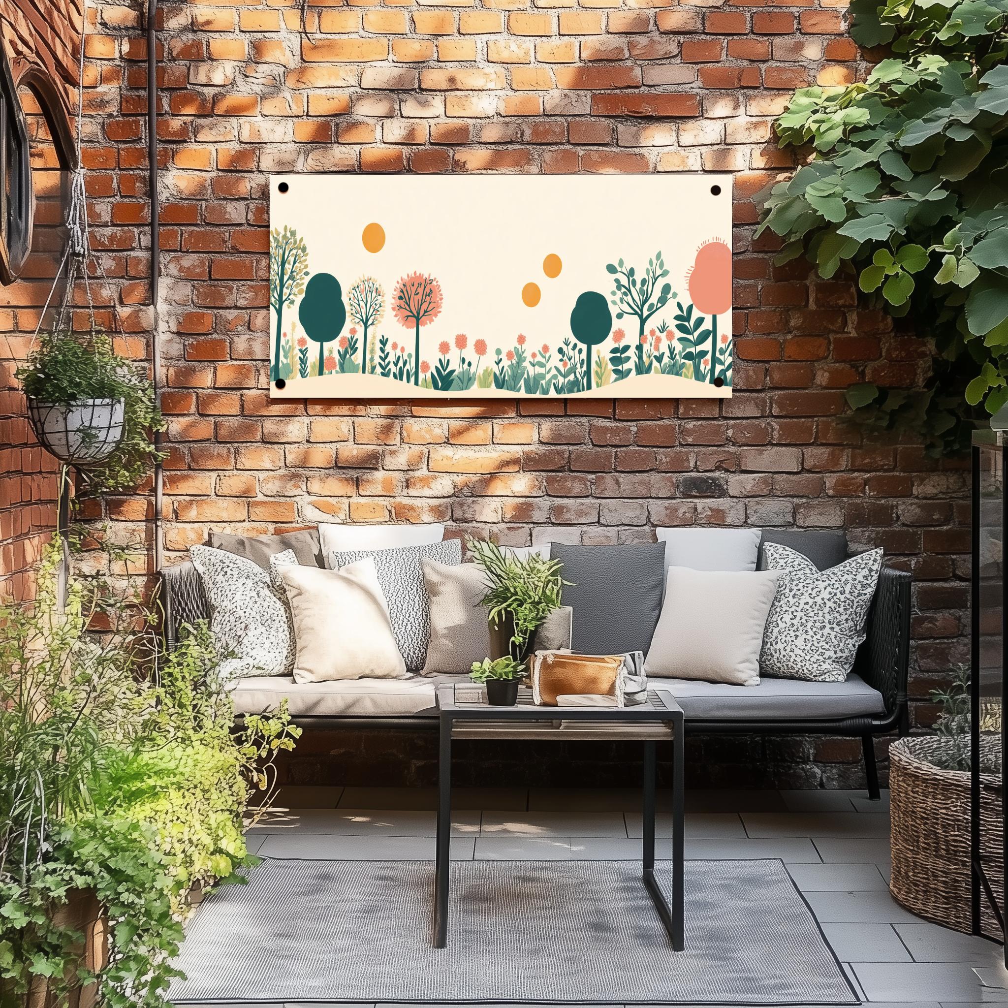 Tuinposter Natuur Pastel sfeerbeeld 3