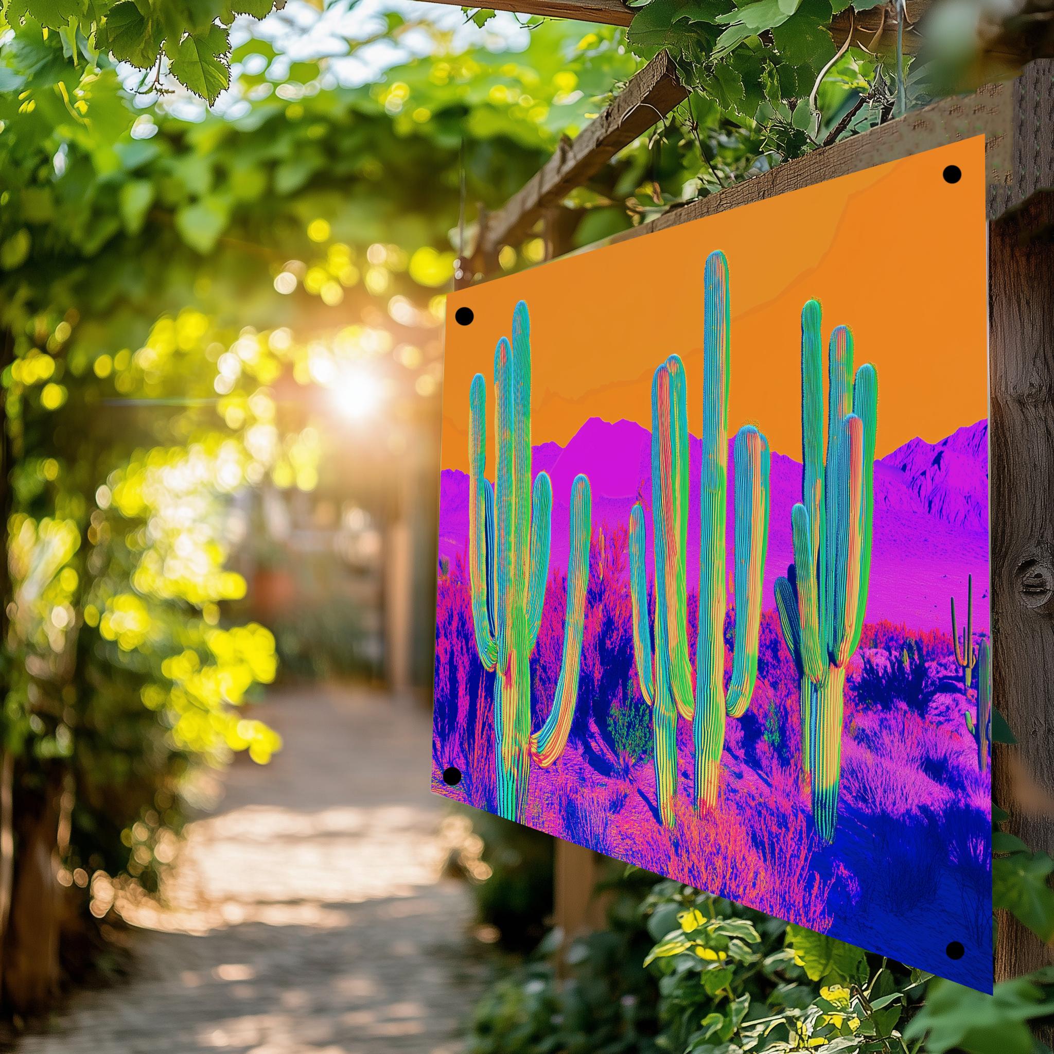 Tuinposter Cactussen sfeerbeeld 4