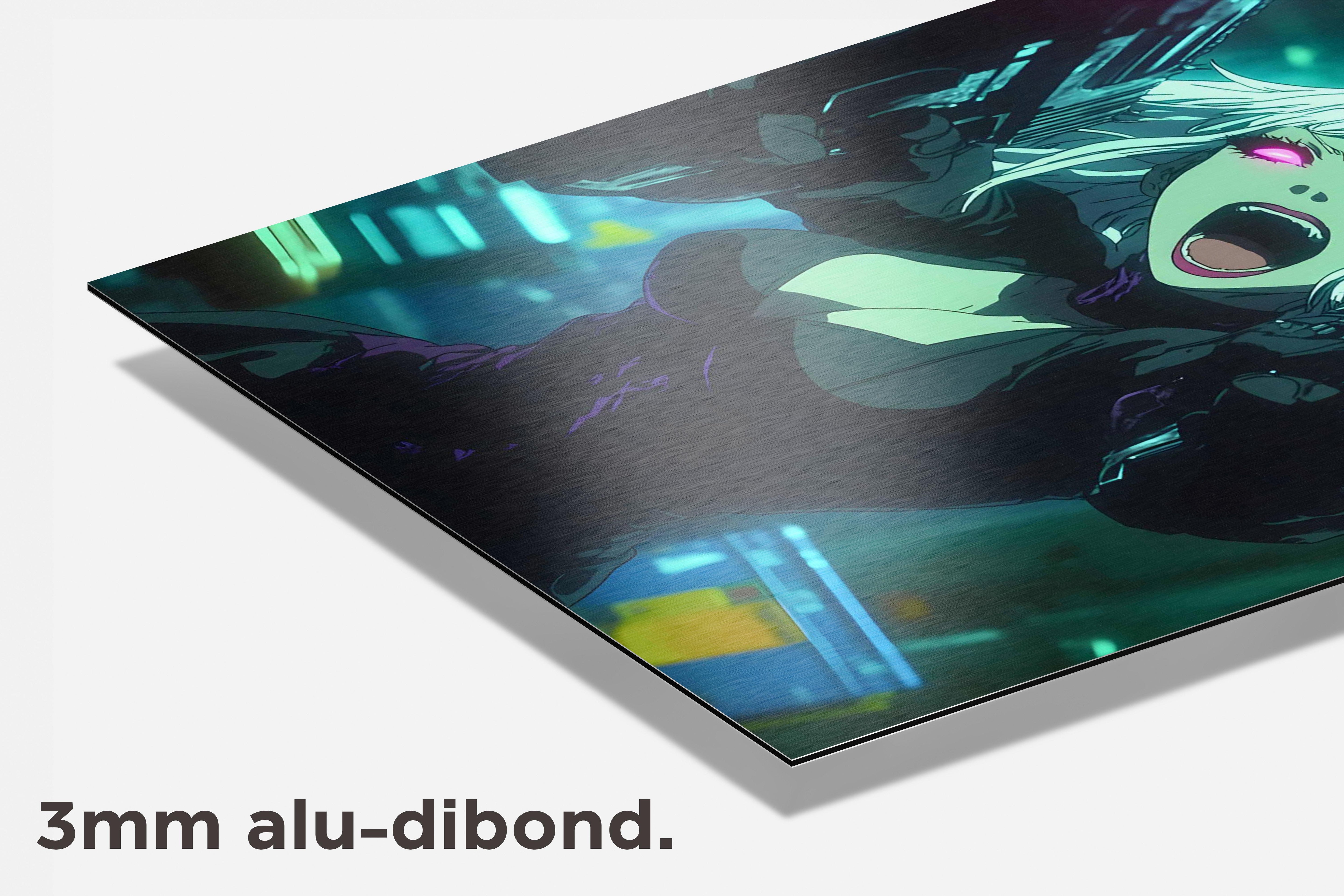 Blaster Anime dibond detail