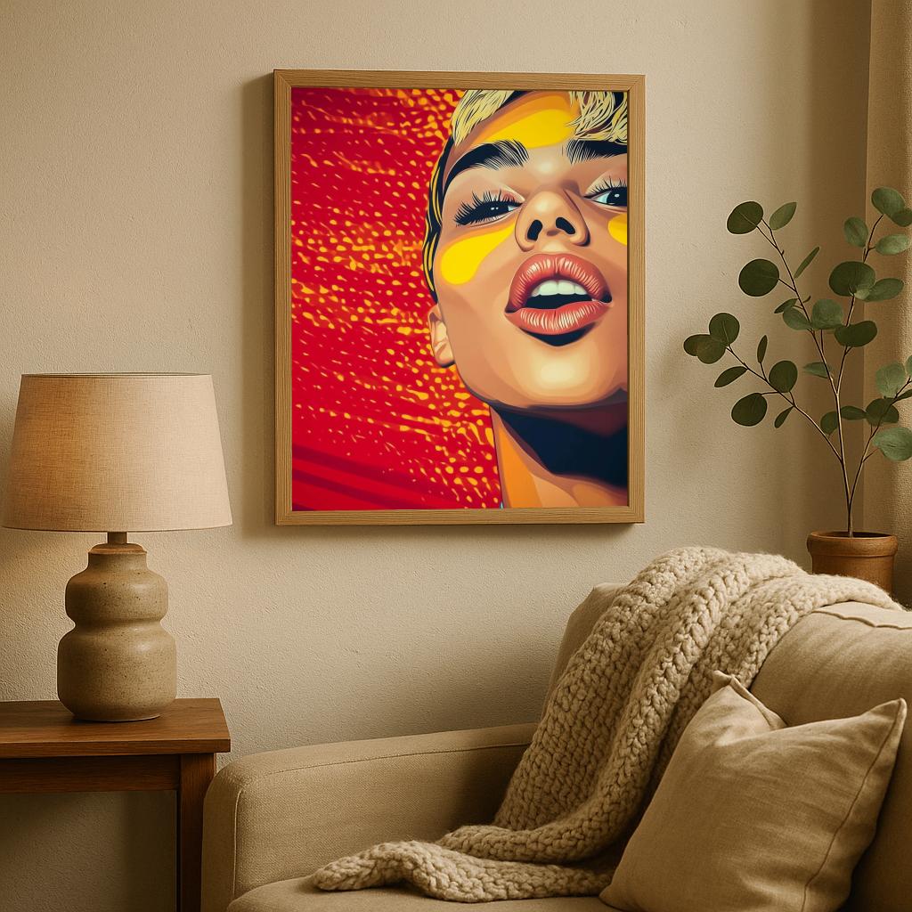 Portrait Pop Art poster sfeerbeeld 1