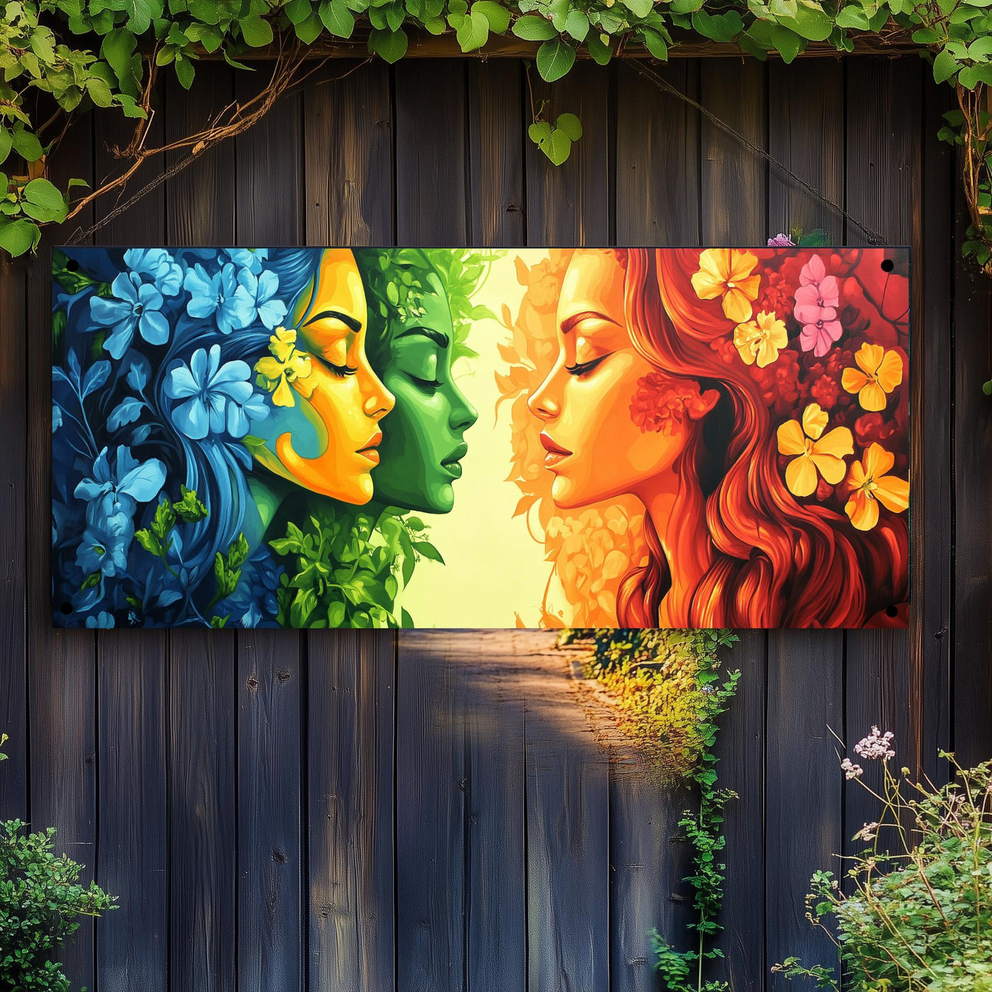 Póster Póster de jardín Diosas de Colores de 25 Artstreet