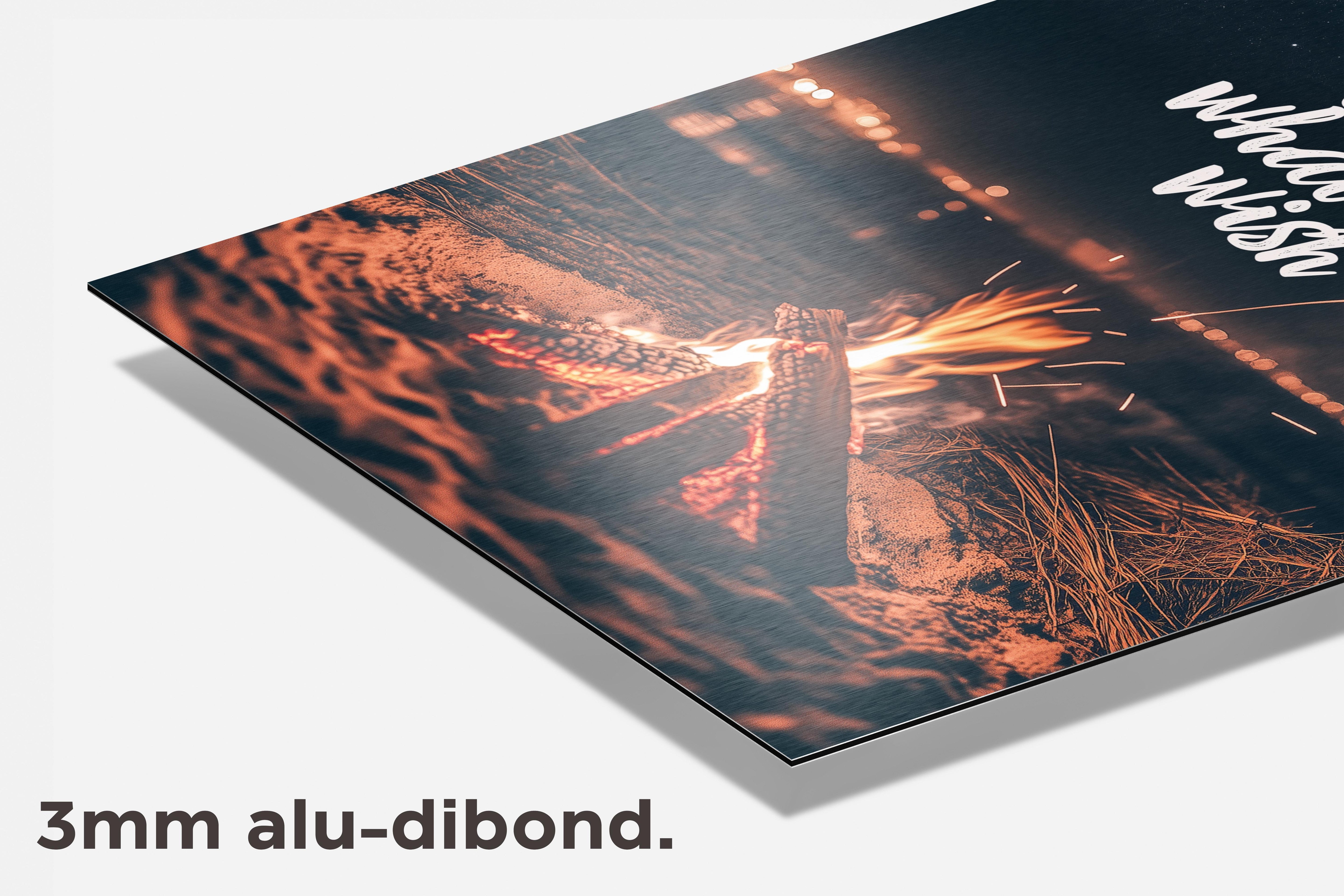 Be Careful dibond detail