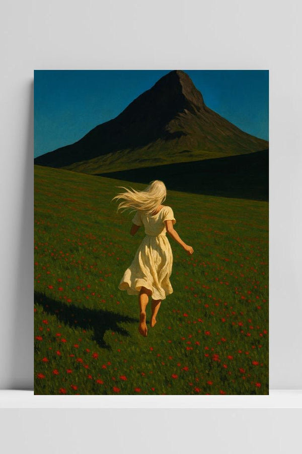 Woman Landscape poster