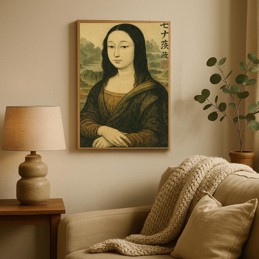 Mona Lisa Asian Art poster sfeerbeeld 2