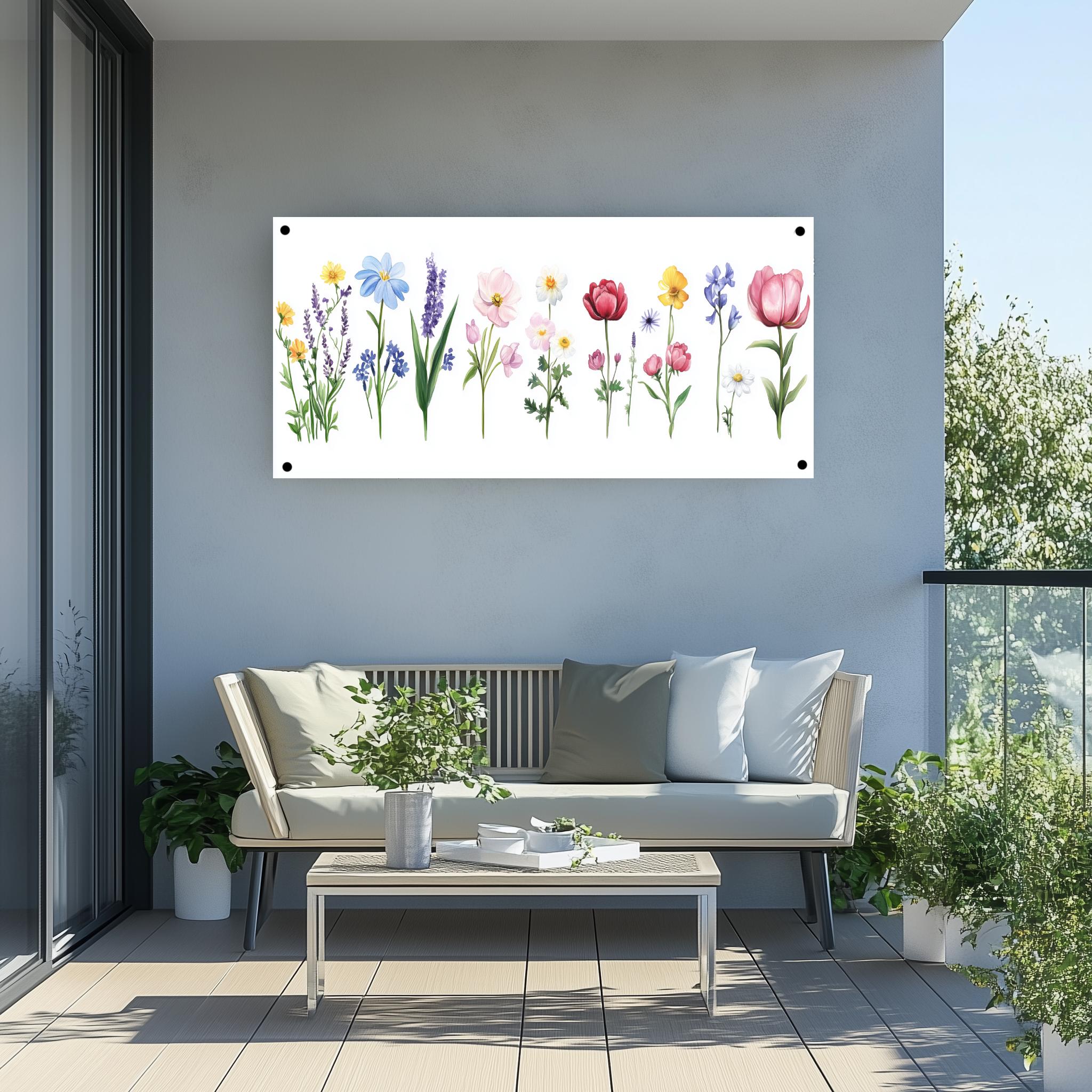 Tuinposter Bloemen sfeerbeeld 4
