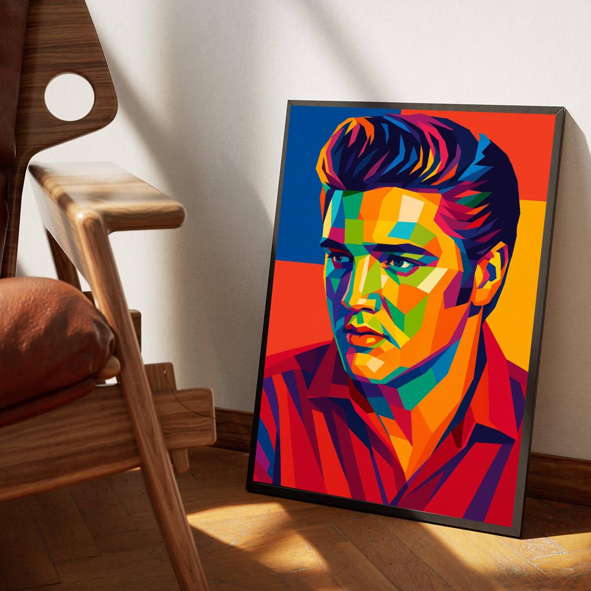Elvis Presley Pop Art poster sfeerbeeld 3