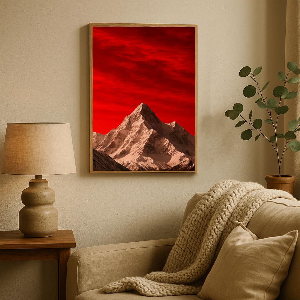 Red Sky Snow Mountain poster sfeerbeeld 2