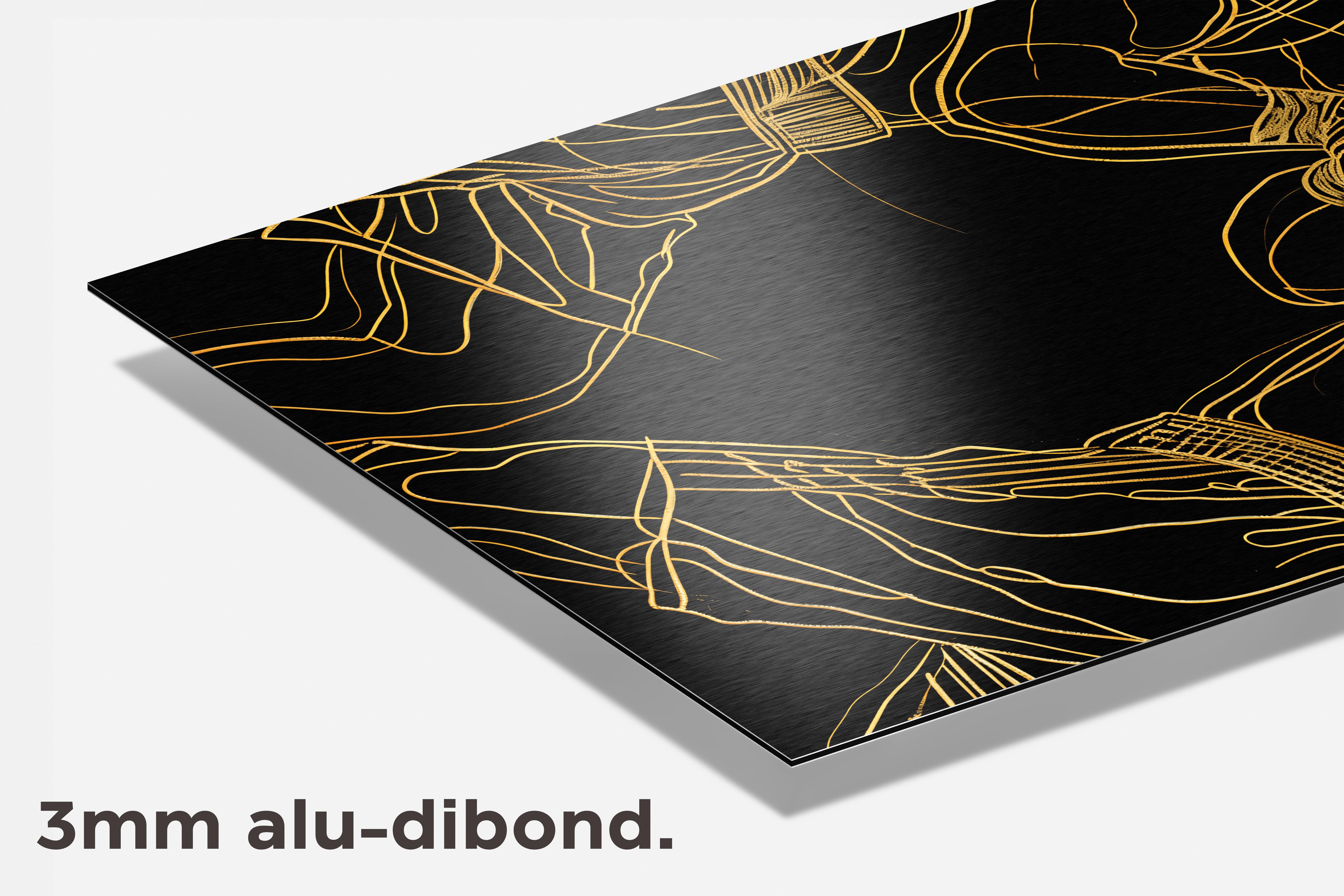 Boks Lijnen dibond detail
